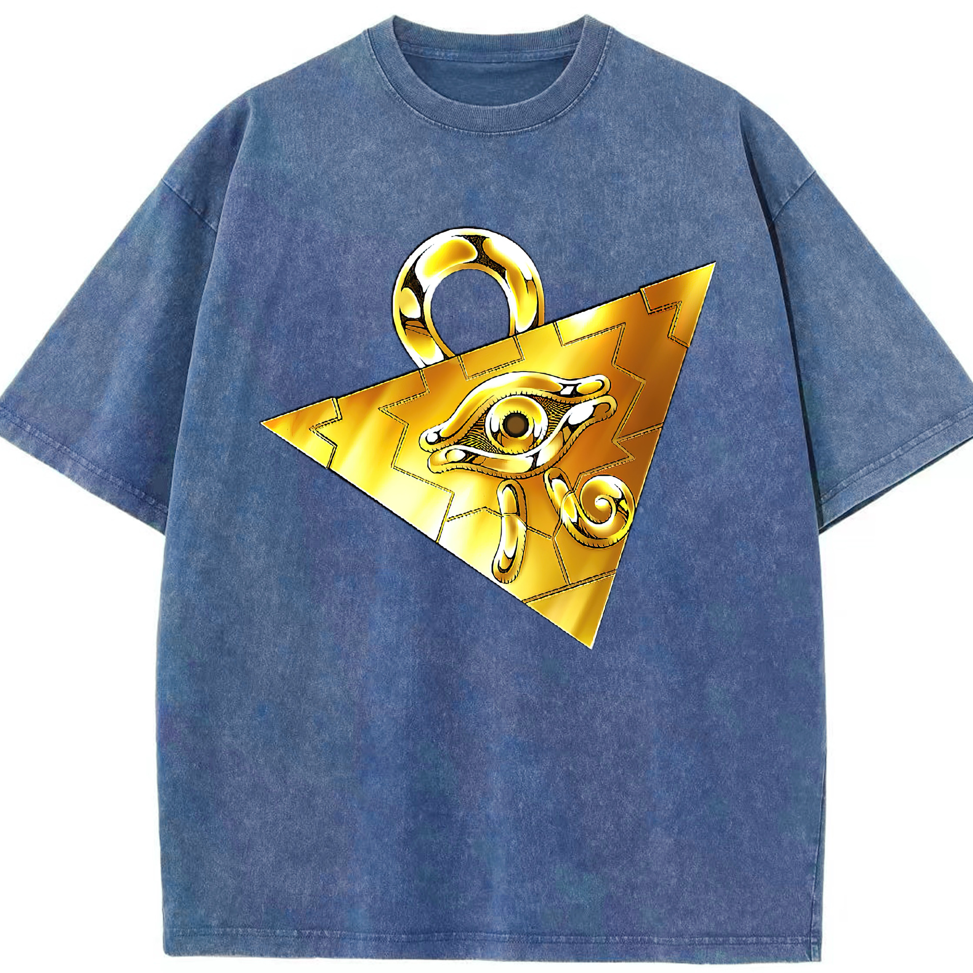 （画像用） 遊☆戯☆王 Yu-Gi-Oh! 綿100% ヴィンテージ風 半袖Tシャツ（フロントプリント）