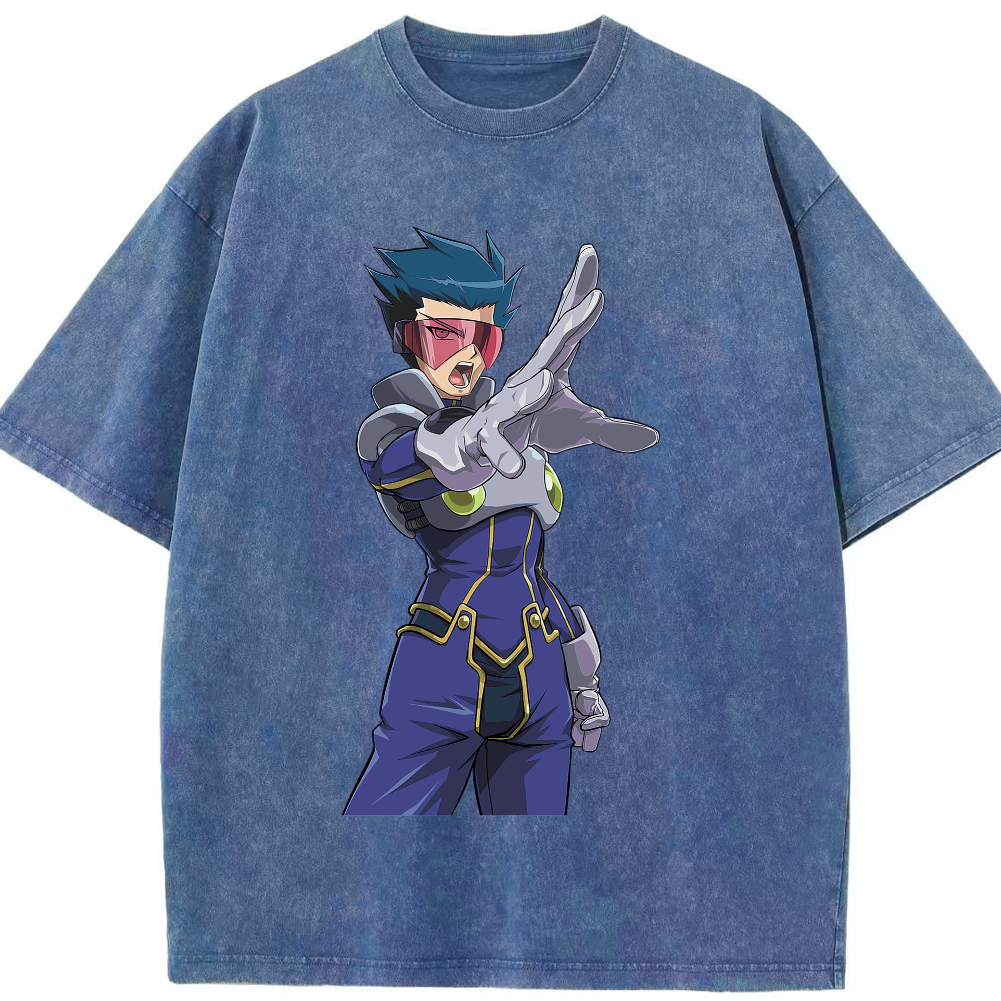 （画像用） 遊☆戯☆王 Yu-Gi-Oh! 綿100% ヴィンテージ風 半袖Tシャツ（フロントプリント）