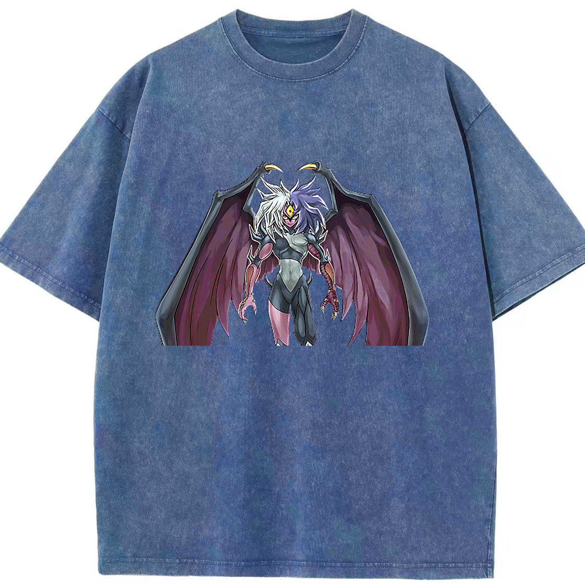 （画像用） 遊☆戯☆王 Yu-Gi-Oh! 綿100% ヴィンテージ風 半袖Tシャツ（フロントプリント）