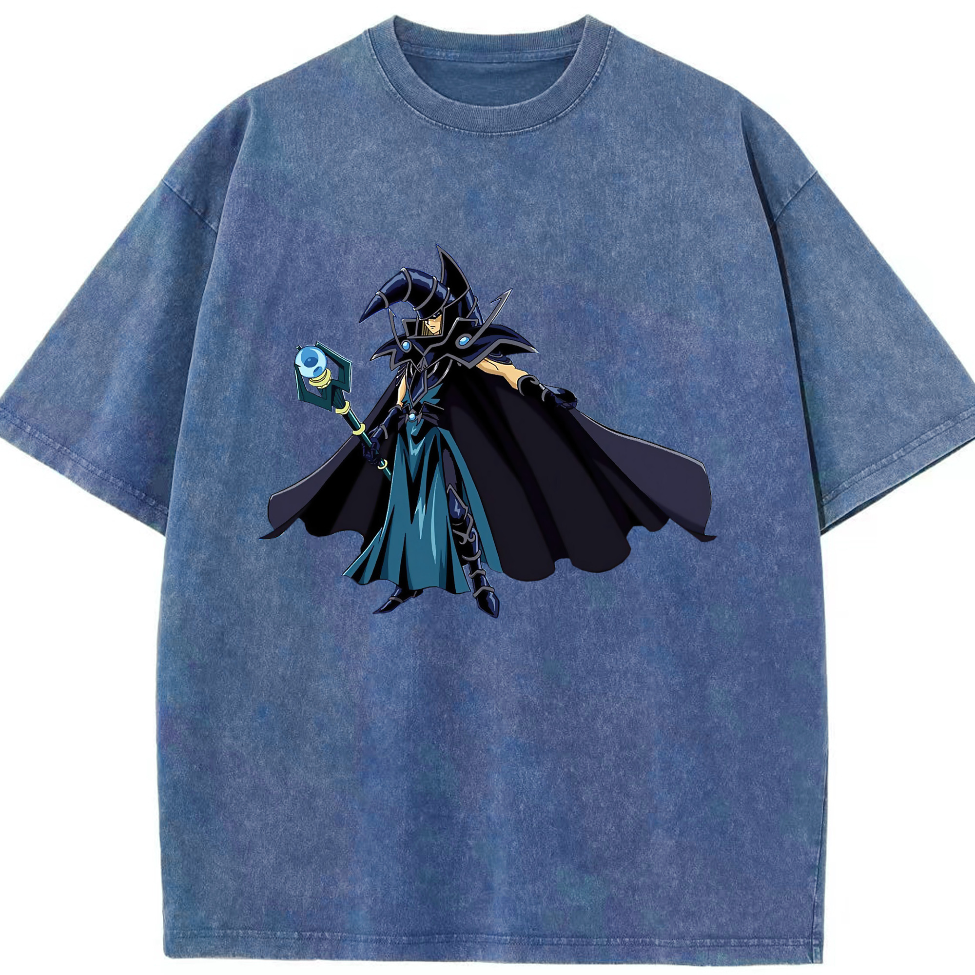 （画像用） 遊☆戯☆王 Yu-Gi-Oh! 綿100% ヴィンテージ風 半袖Tシャツ（フロントプリント）