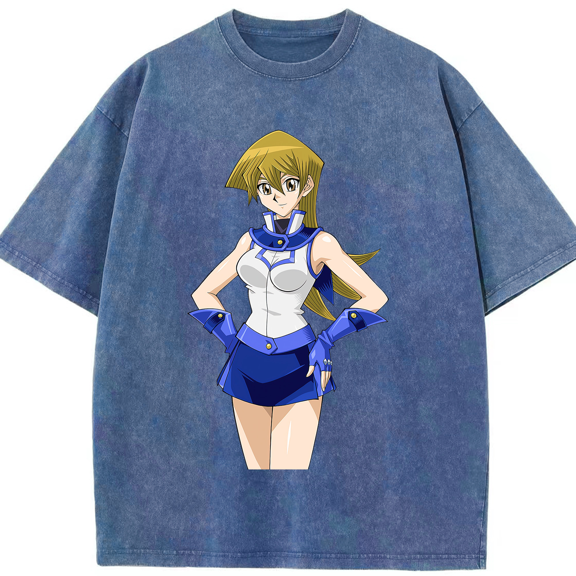 （画像用） 遊☆戯☆王 Yu-Gi-Oh! 綿100% ヴィンテージ風 半袖Tシャツ（フロントプリント）