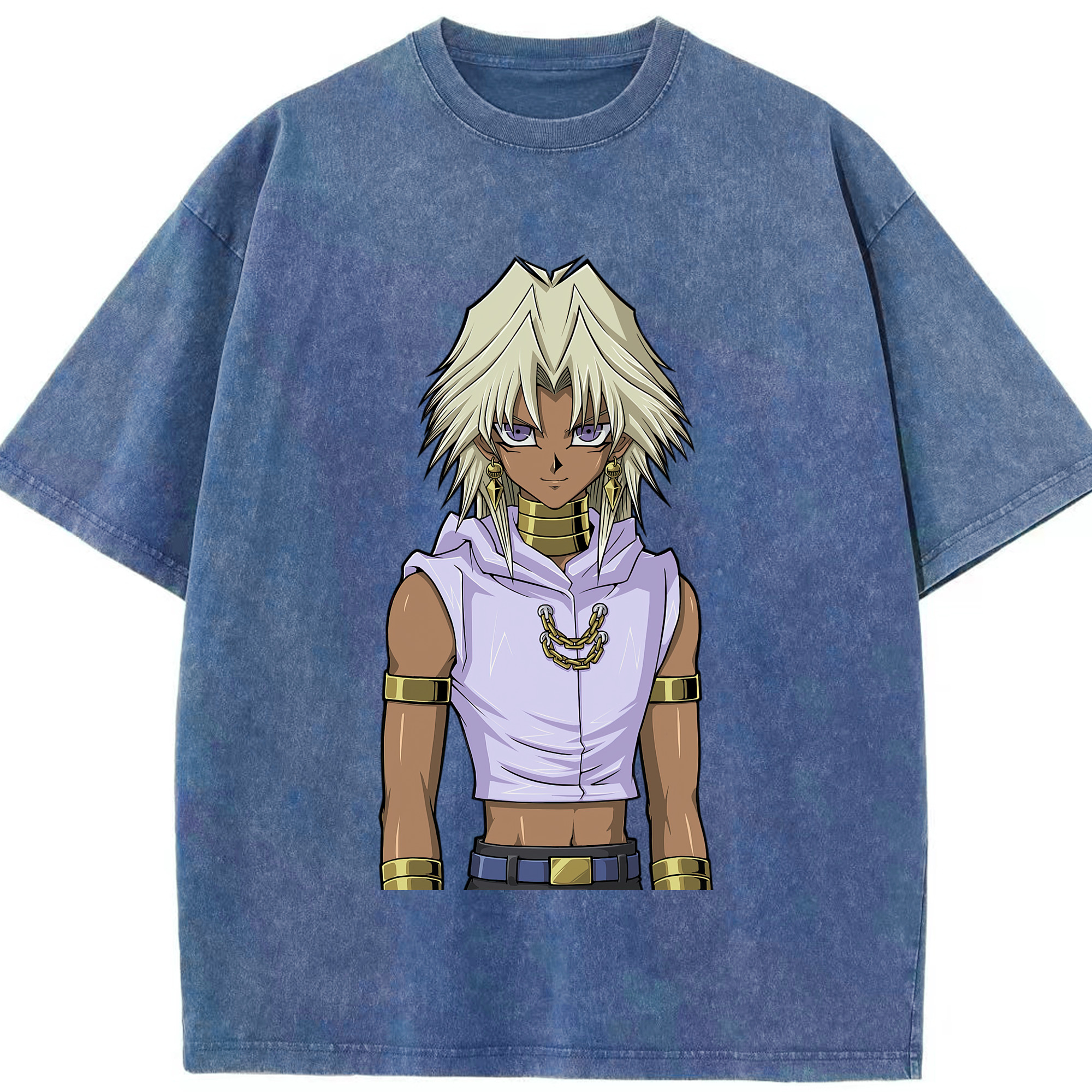 （画像用） 遊☆戯☆王 Yu-Gi-Oh! 綿100% ヴィンテージ風 半袖Tシャツ（フロントプリント）