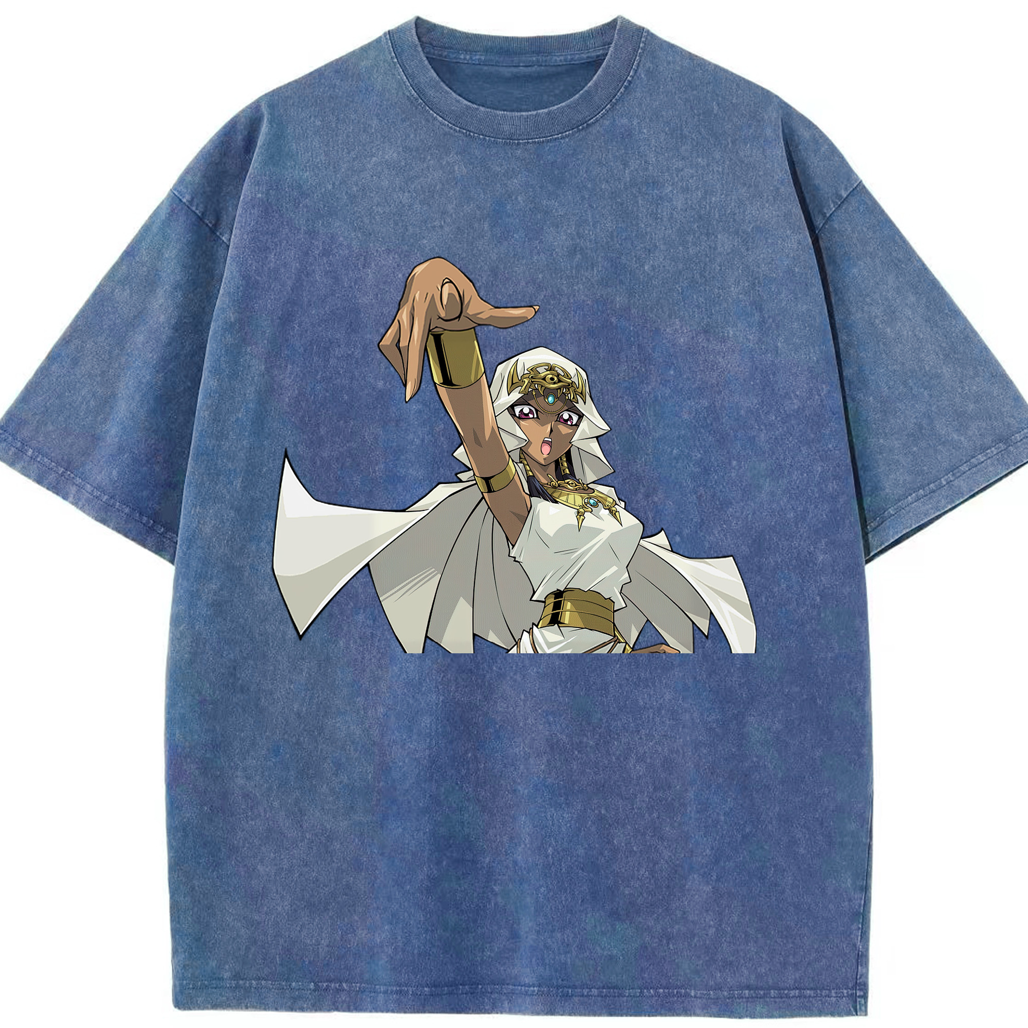 （画像用） 遊☆戯☆王 Yu-Gi-Oh! 綿100% ヴィンテージ風 半袖Tシャツ（フロントプリント）