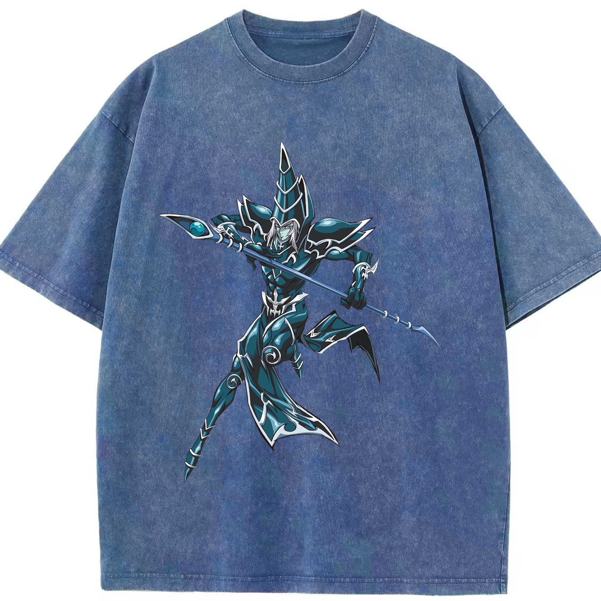 （画像用） 遊☆戯☆王 Yu-Gi-Oh! 綿100% ヴィンテージ風 半袖Tシャツ（フロントプリント）