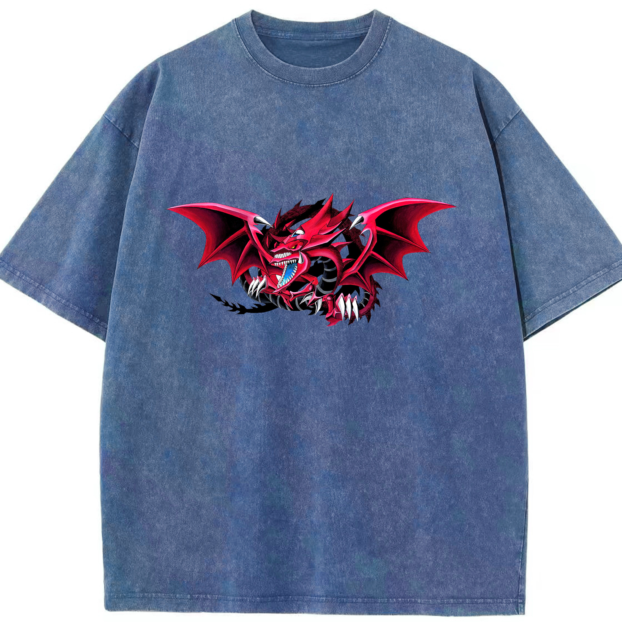 （画像用） 遊☆戯☆王 Yu-Gi-Oh! 綿100% ヴィンテージ風 半袖Tシャツ（フロントプリント）
