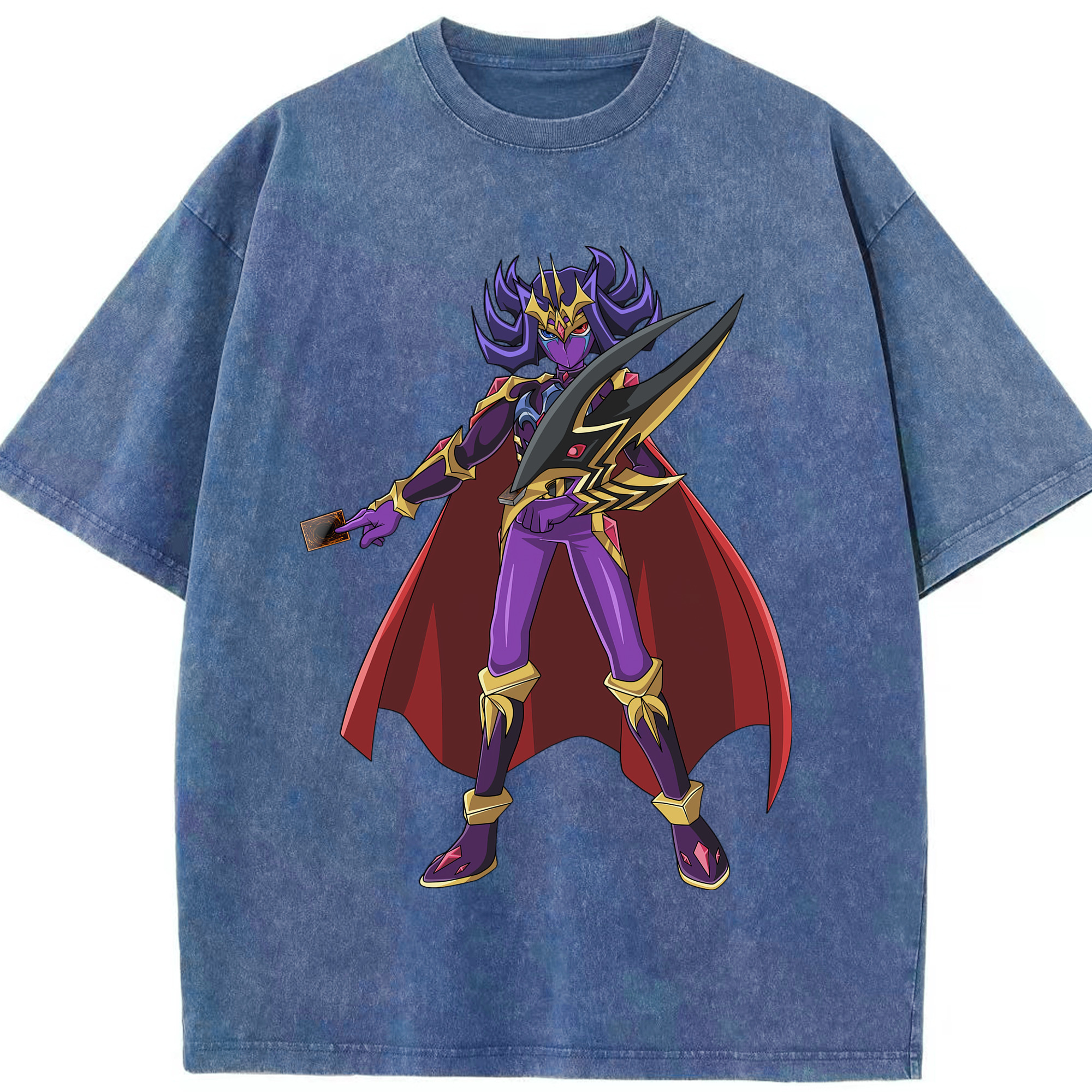 （画像用） 遊☆戯☆王 Yu-Gi-Oh! 綿100% ヴィンテージ風 半袖Tシャツ（フロントプリント）
