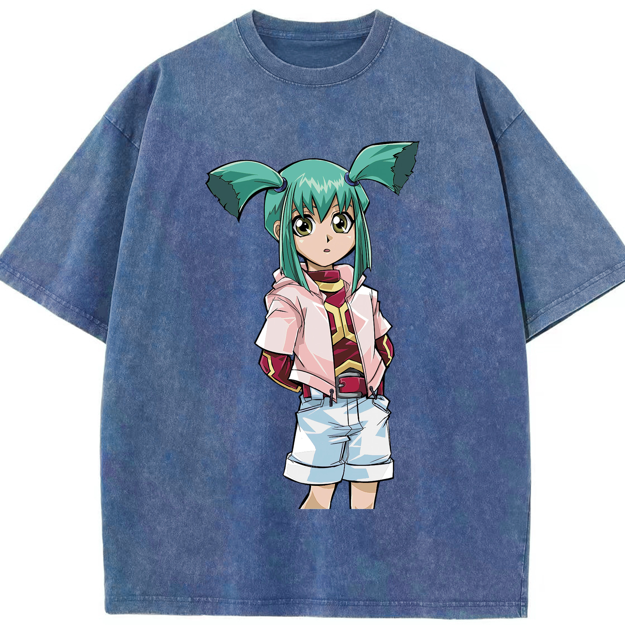 （画像用） 遊☆戯☆王 Yu-Gi-Oh! 綿100% ヴィンテージ風 半袖Tシャツ（フロントプリント）