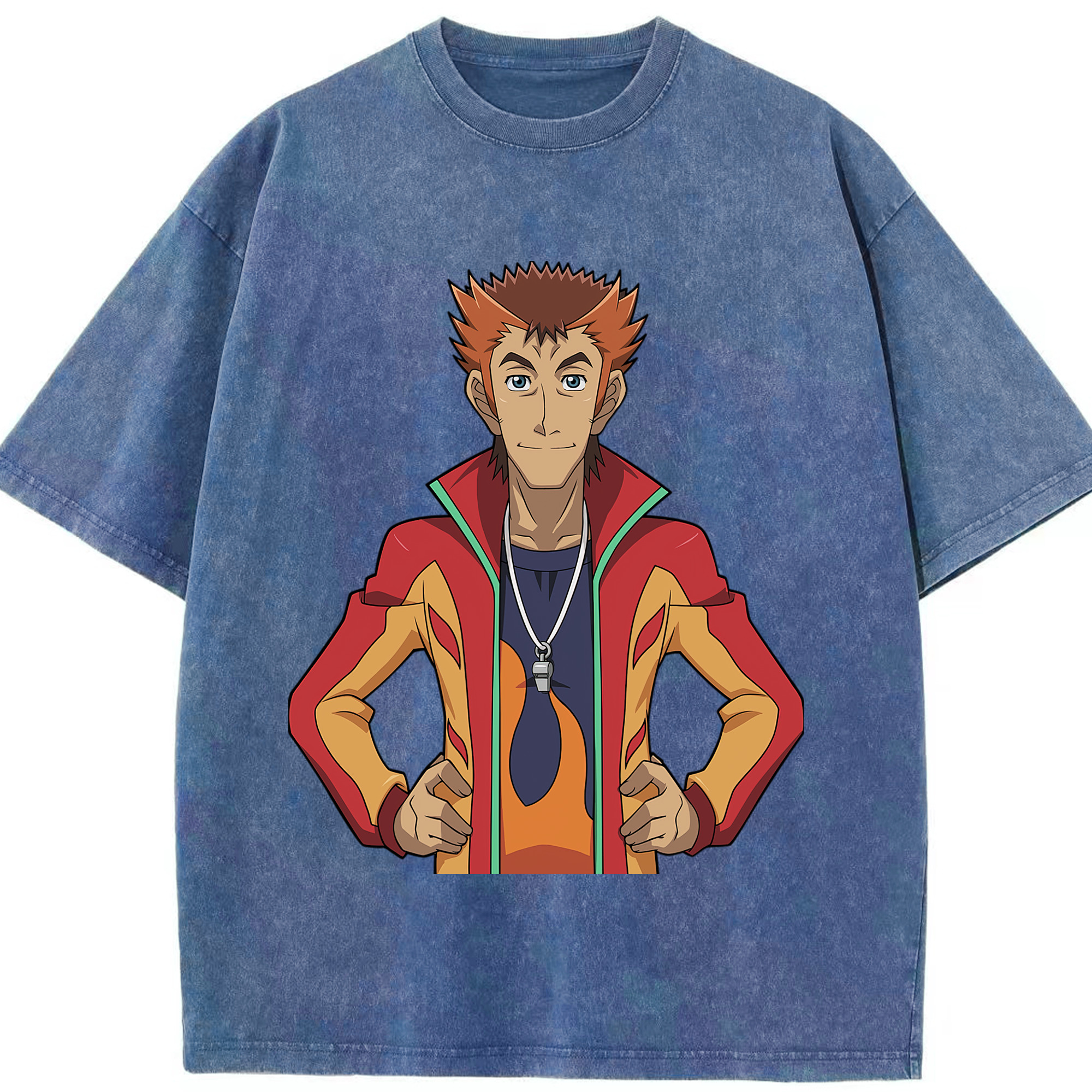 （画像用） 遊☆戯☆王 Yu-Gi-Oh! 綿100% ヴィンテージ風 半袖Tシャツ（フロントプリント）