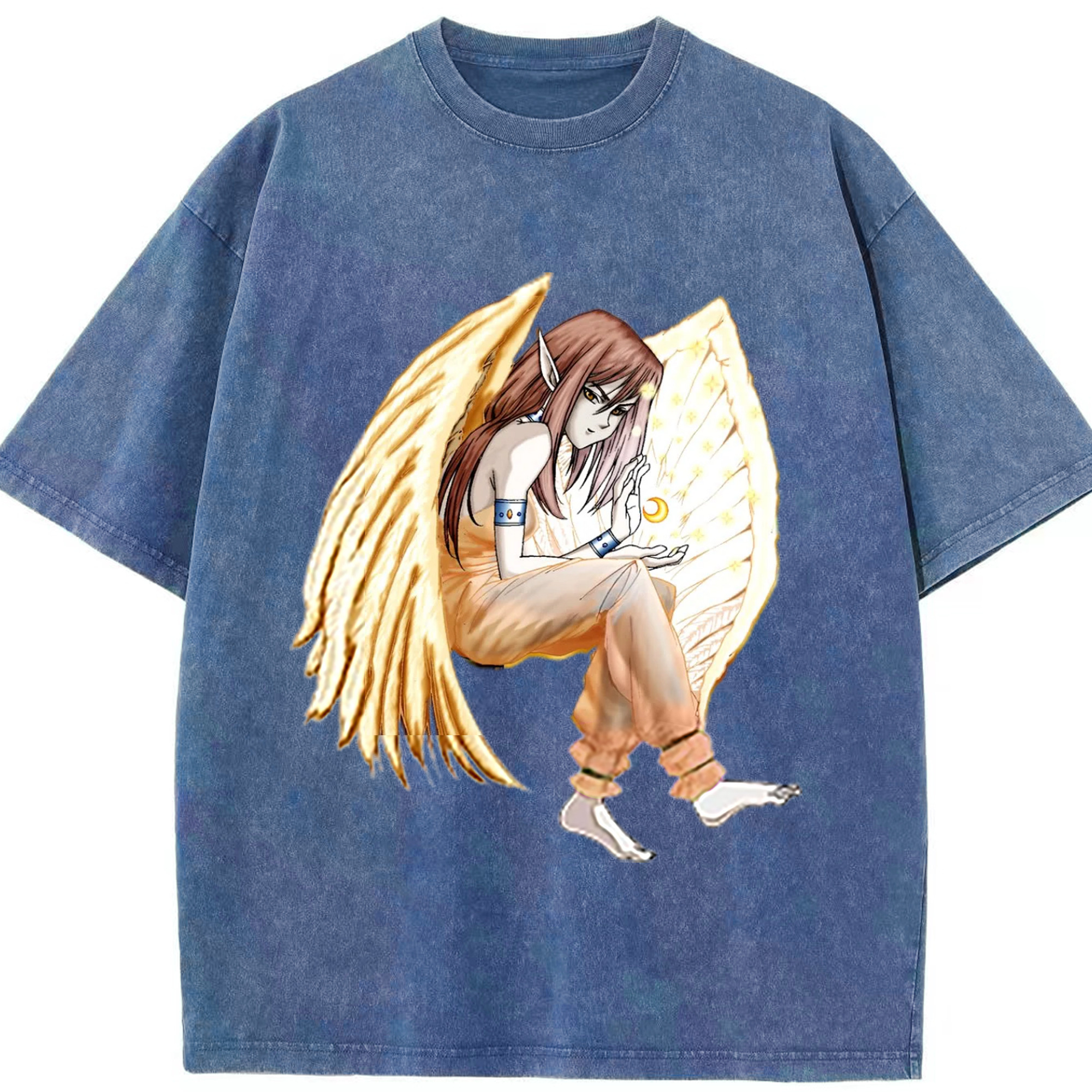 （画像用） 遊☆戯☆王 Yu-Gi-Oh! 綿100% ヴィンテージ風 半袖Tシャツ（フロントプリント）