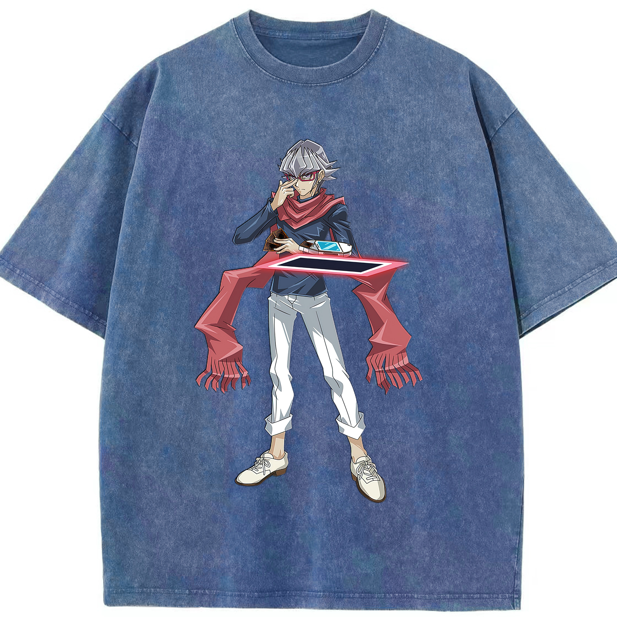 （画像用） 遊☆戯☆王 Yu-Gi-Oh! 綿100% ヴィンテージ風 半袖Tシャツ（フロントプリント）
