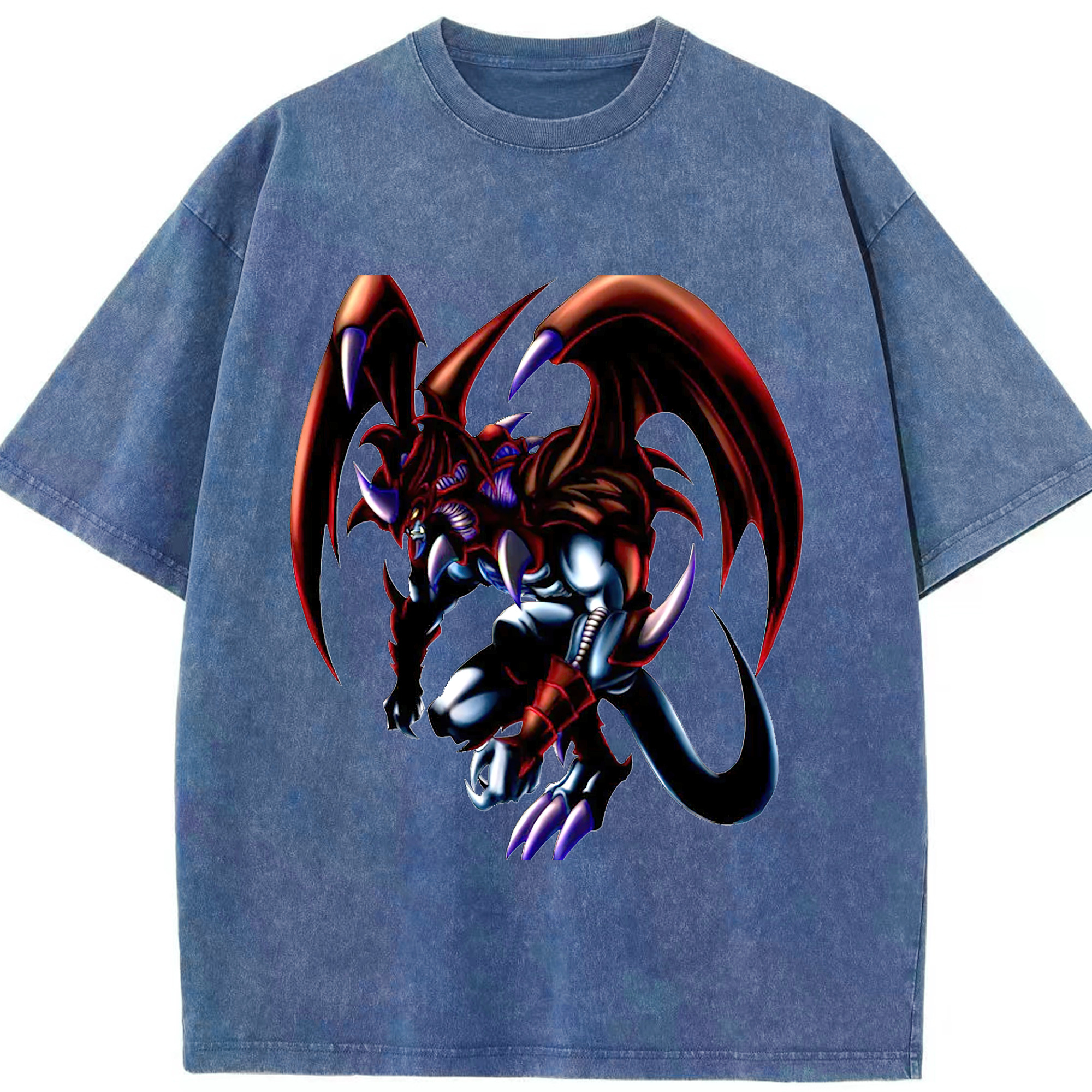 （画像用） 遊☆戯☆王 Yu-Gi-Oh! 綿100% ヴィンテージ風 半袖Tシャツ（フロントプリント）
