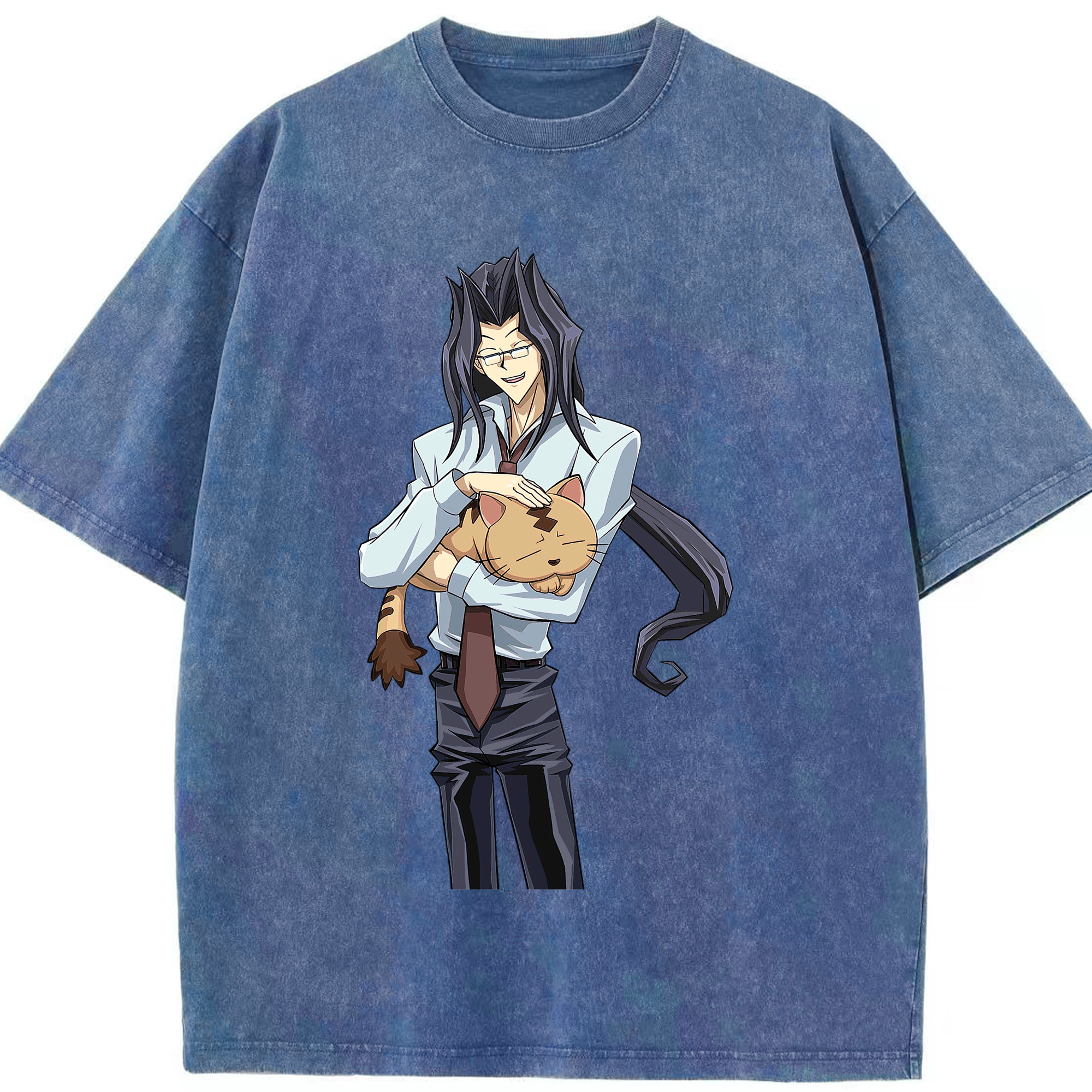（画像用） 遊☆戯☆王 Yu-Gi-Oh! 綿100% ヴィンテージ風 半袖Tシャツ（フロントプリント）