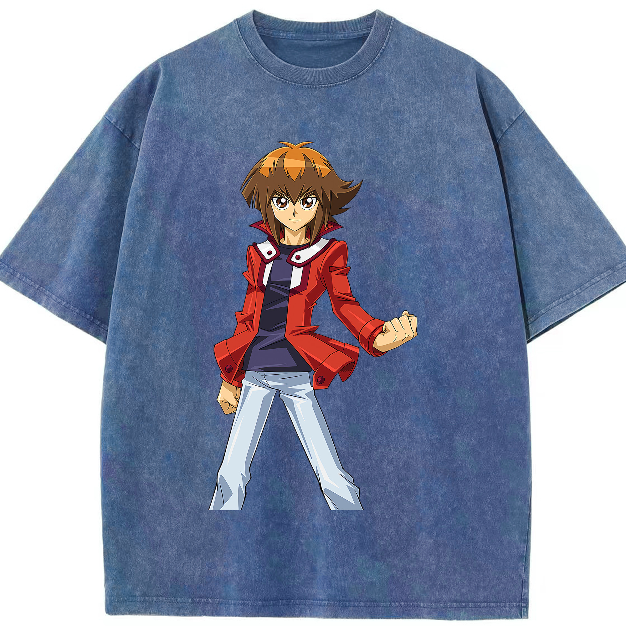 （画像用） 遊☆戯☆王 Yu-Gi-Oh! 綿100% ヴィンテージ風 半袖Tシャツ（フロントプリント）