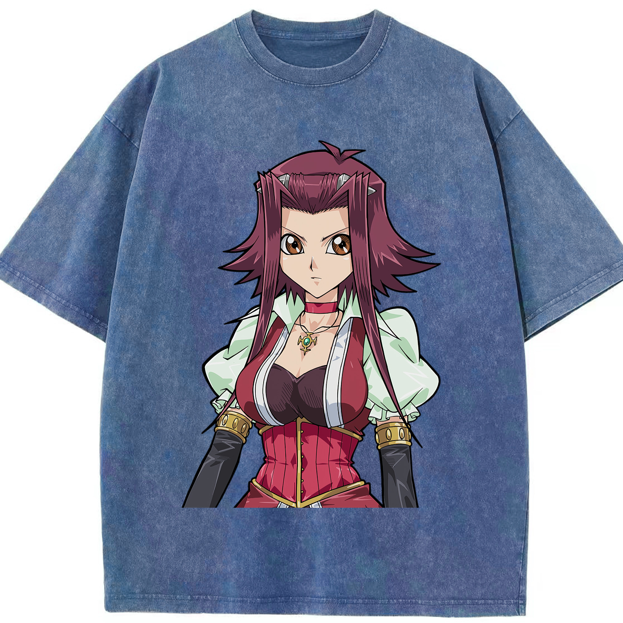 （画像用） 遊☆戯☆王 Yu-Gi-Oh! 綿100% ヴィンテージ風 半袖Tシャツ（フロントプリント）