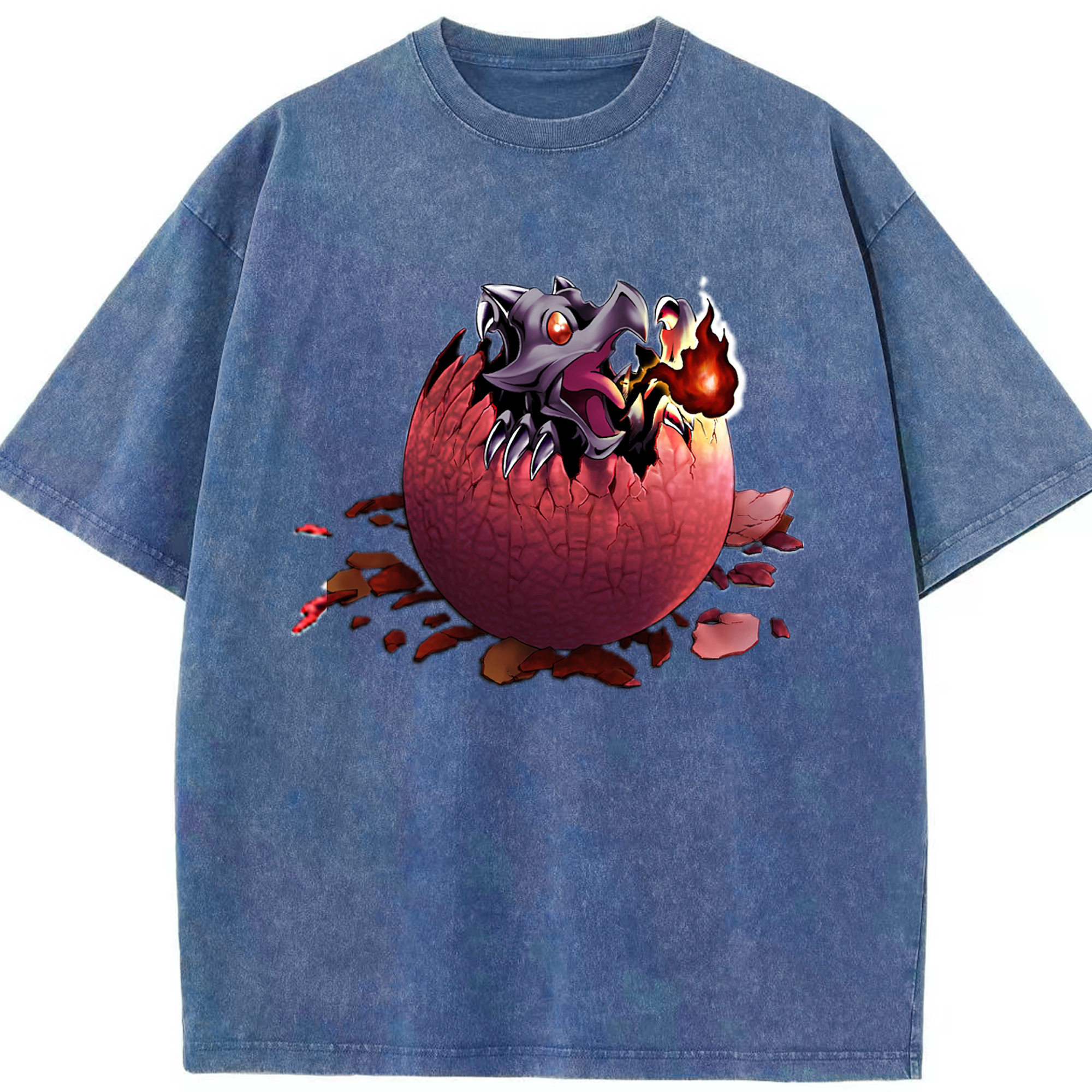 （画像用） 遊☆戯☆王 Yu-Gi-Oh! 綿100% ヴィンテージ風 半袖Tシャツ（フロントプリント）