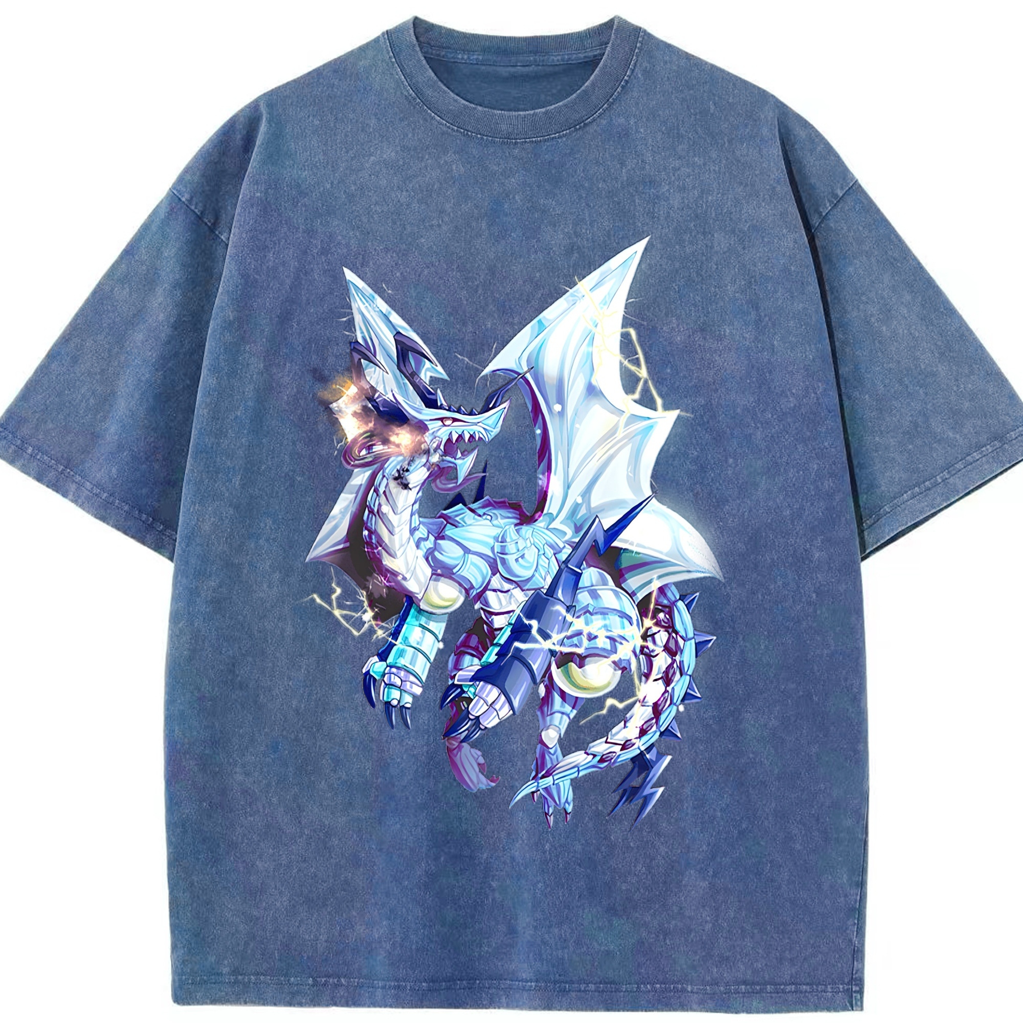 （画像用） 遊☆戯☆王 Yu-Gi-Oh! 綿100% ヴィンテージ風 半袖Tシャツ（フロントプリント）
