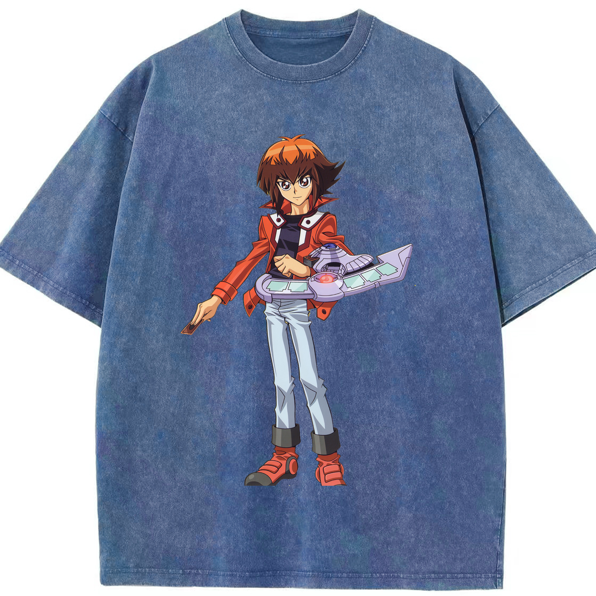 （画像用） 遊☆戯☆王 Yu-Gi-Oh! 綿100% ヴィンテージ風 半袖Tシャツ（フロントプリント）