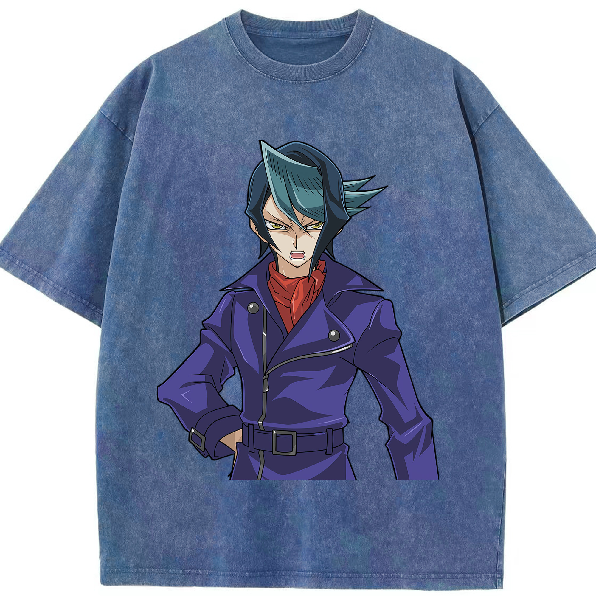 （画像用） 遊☆戯☆王 Yu-Gi-Oh! 綿100% ヴィンテージ風 半袖Tシャツ（フロントプリント）