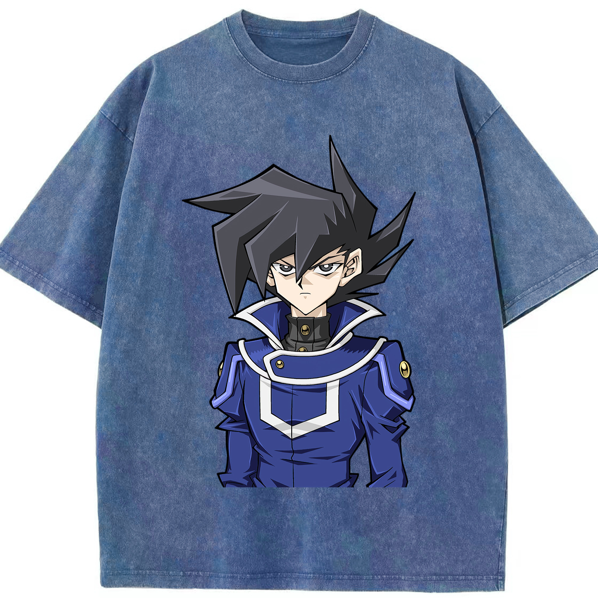 （画像用） 遊☆戯☆王 Yu-Gi-Oh! 綿100% ヴィンテージ風 半袖Tシャツ（フロントプリント）