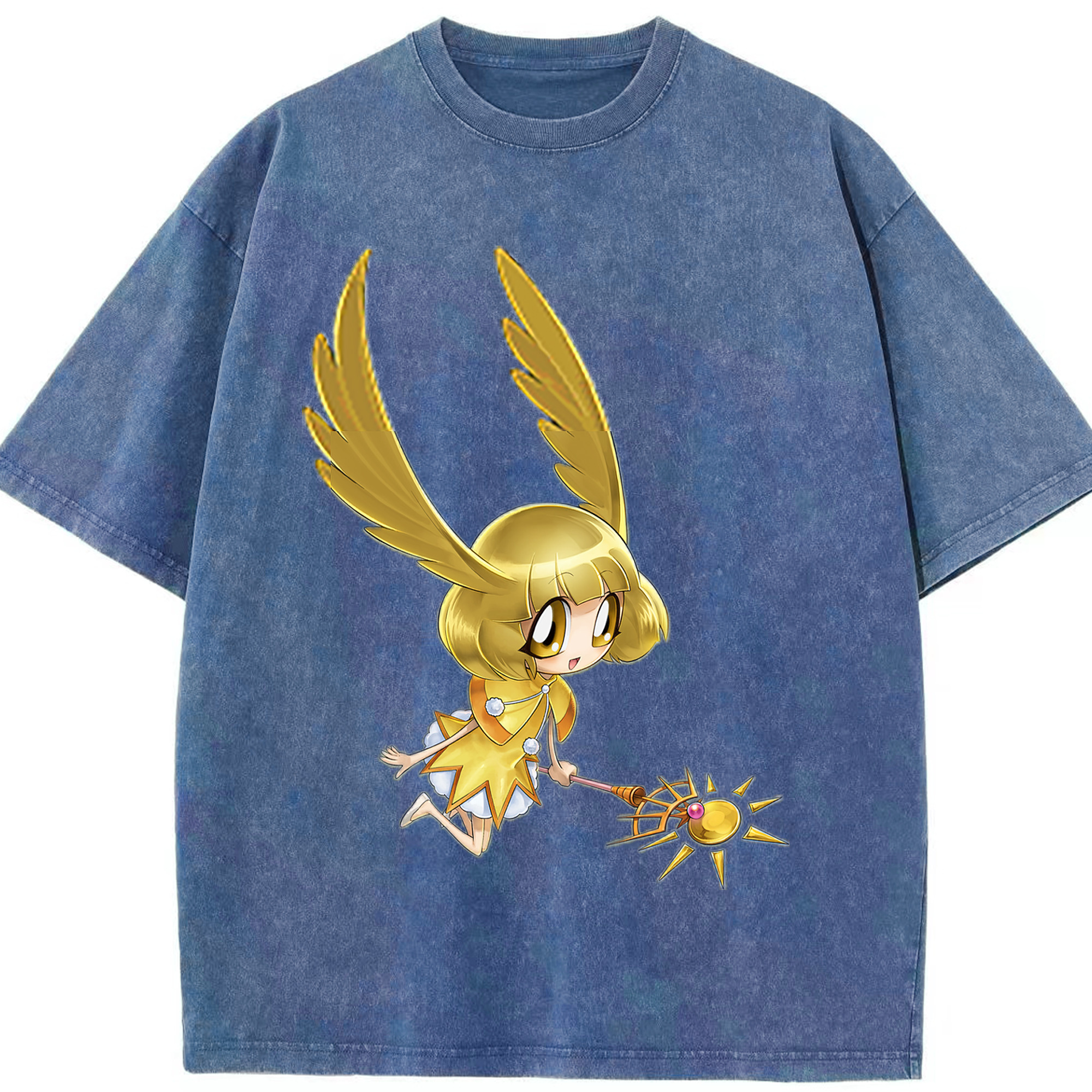 （画像用） 遊☆戯☆王 Yu-Gi-Oh! 綿100% ヴィンテージ風 半袖Tシャツ（フロントプリント）