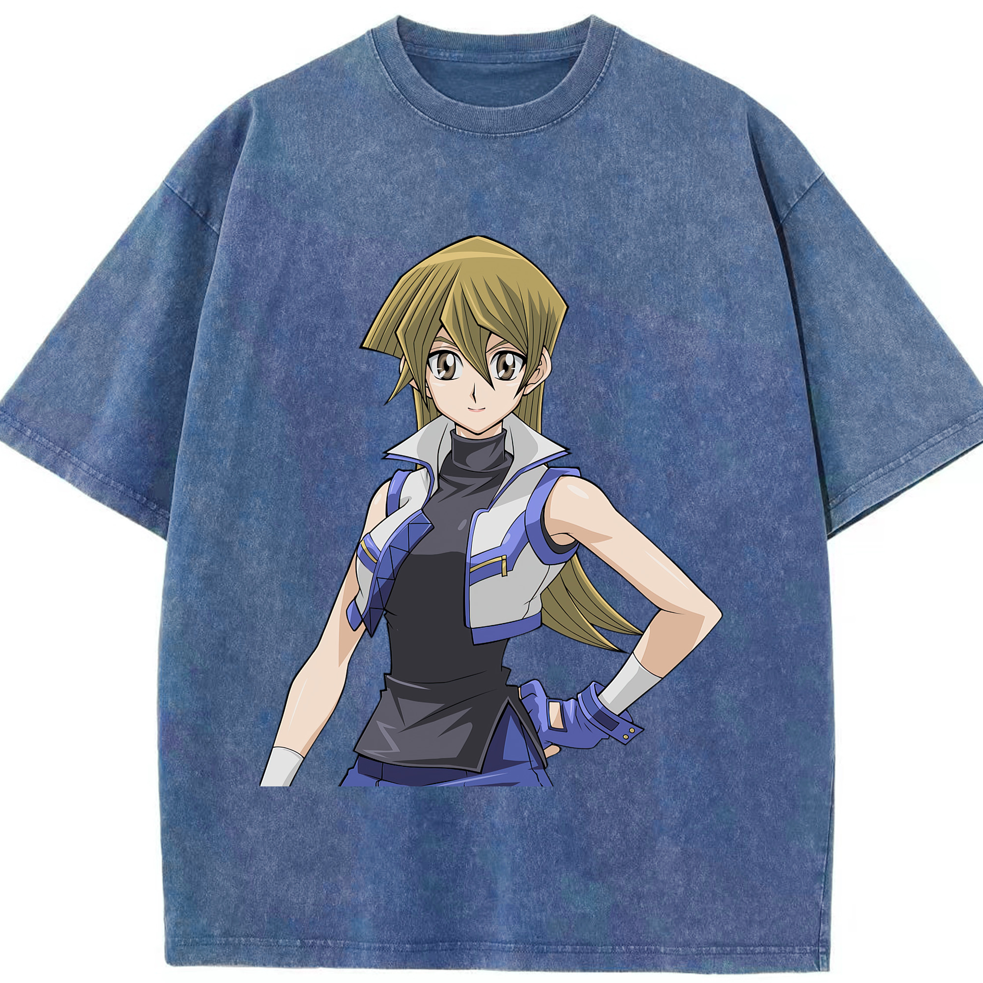 （画像用） 遊☆戯☆王 Yu-Gi-Oh! 綿100% ヴィンテージ風 半袖Tシャツ（フロントプリント）