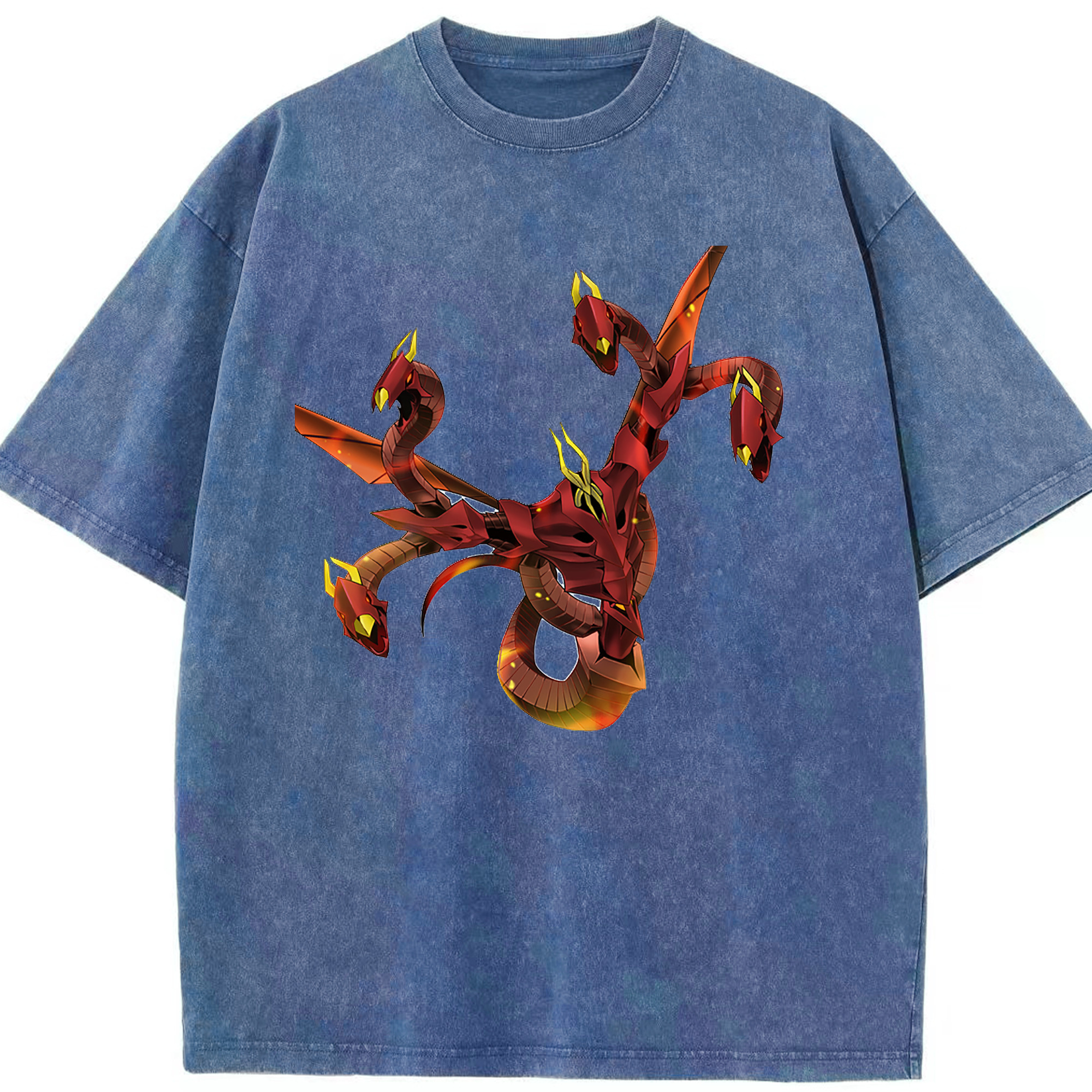（画像用） 遊☆戯☆王 Yu-Gi-Oh! 綿100% ヴィンテージ風 半袖Tシャツ（フロントプリント）