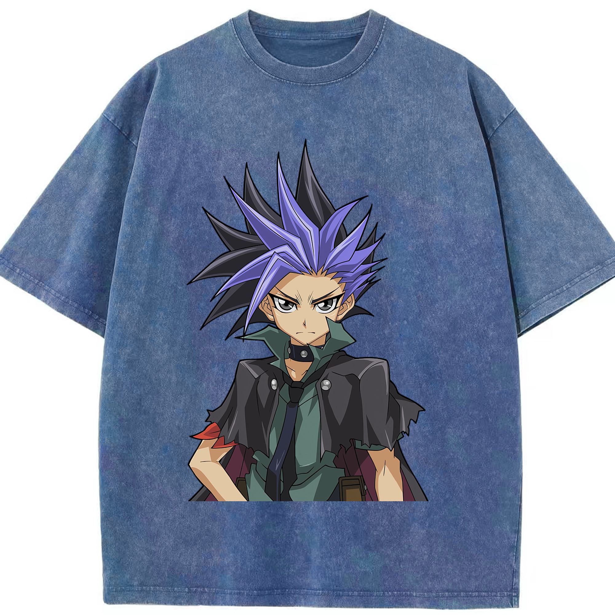 （画像用） 遊☆戯☆王 Yu-Gi-Oh! 綿100% ヴィンテージ風 半袖Tシャツ（フロントプリント）