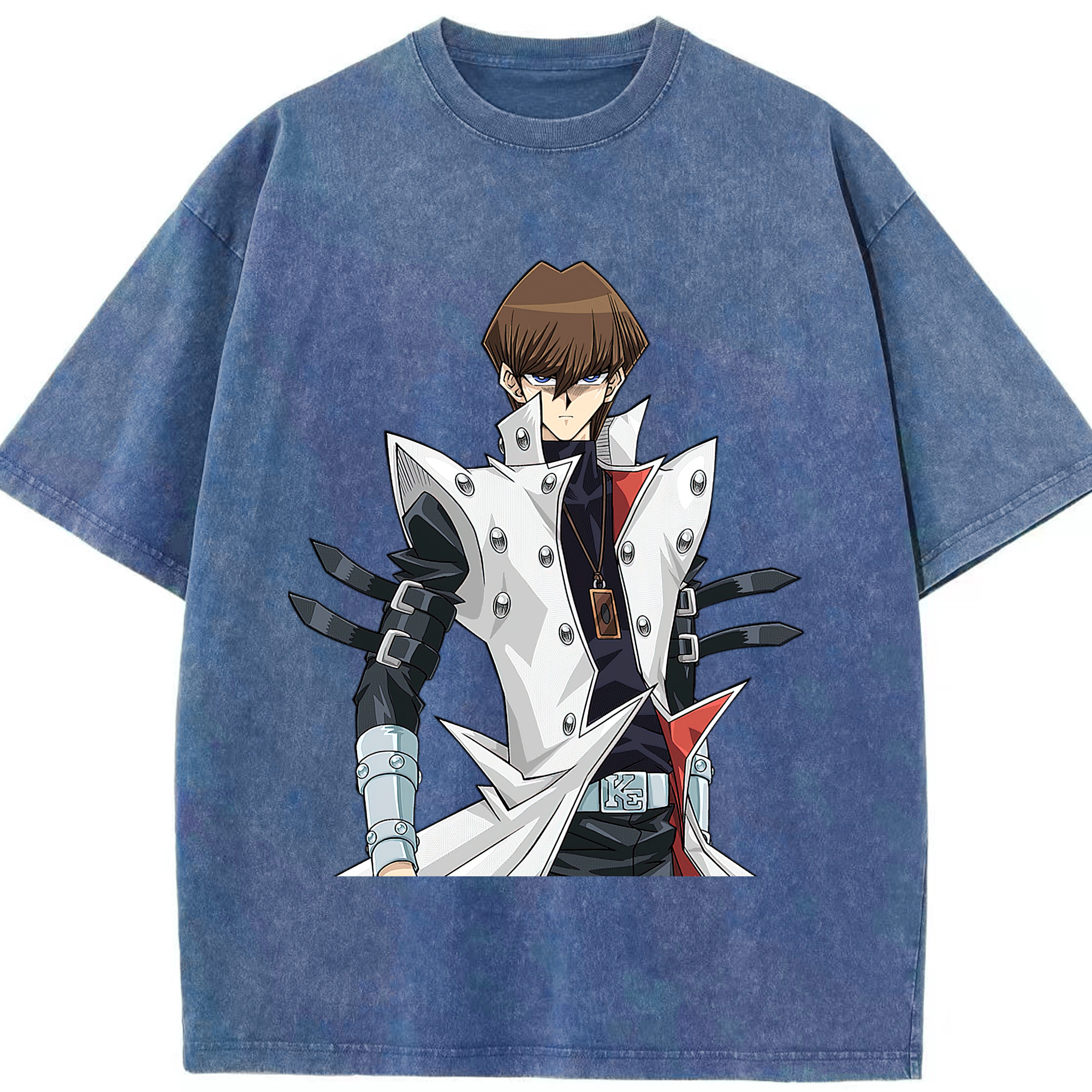 （画像用） 遊☆戯☆王 Yu-Gi-Oh! 綿100% ヴィンテージ風 半袖Tシャツ（フロントプリント）