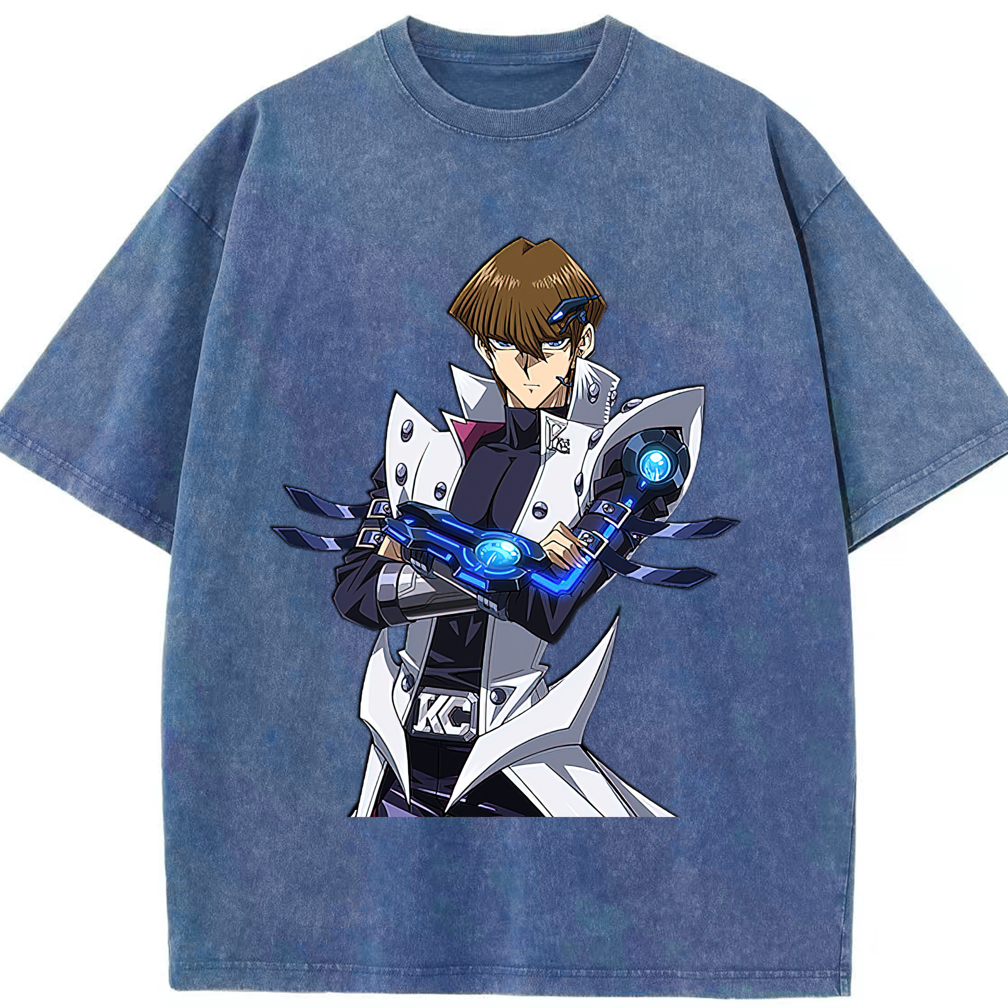 （画像用） 遊☆戯☆王 Yu-Gi-Oh! 綿100% ヴィンテージ風 半袖Tシャツ（フロントプリント）
