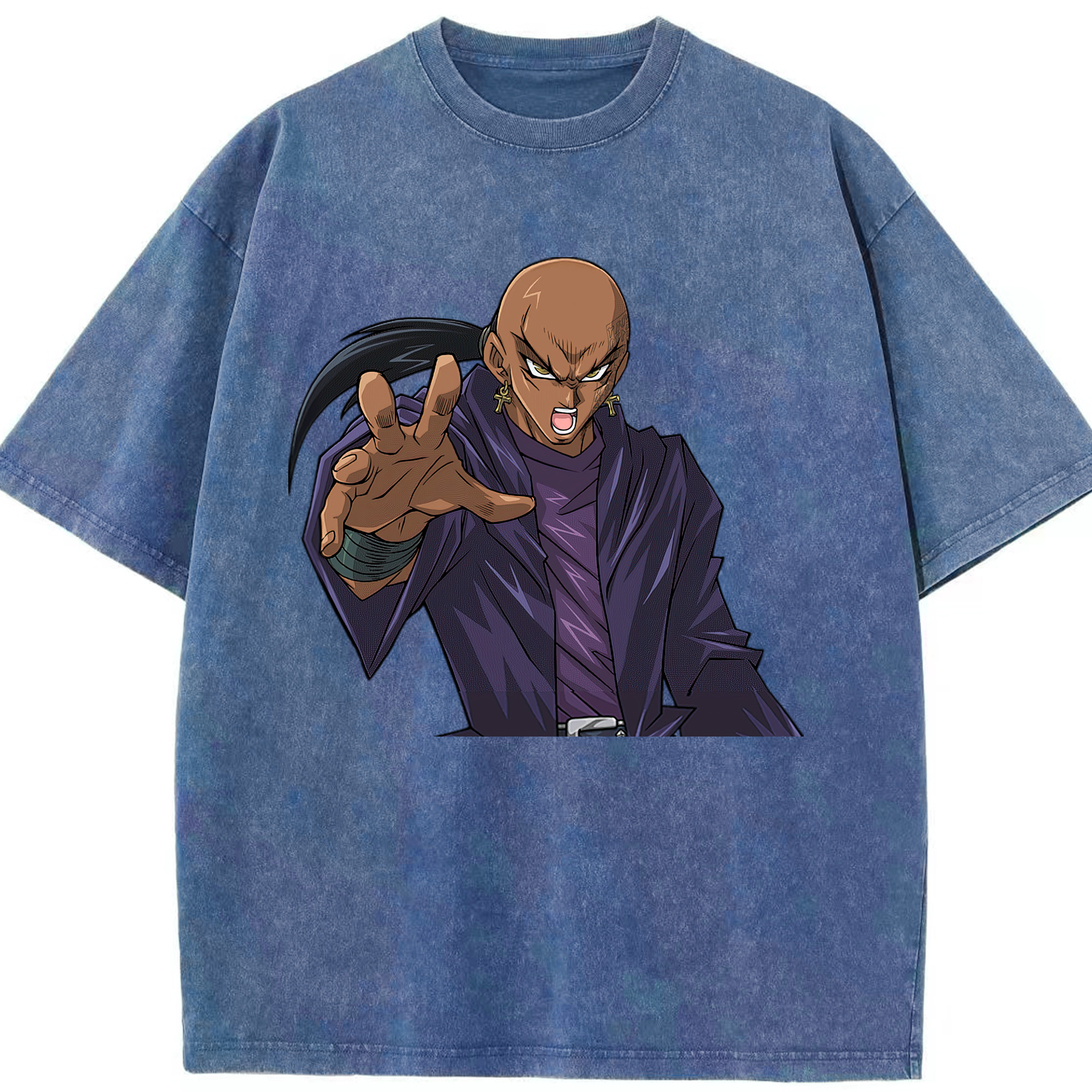 （画像用） 遊☆戯☆王 Yu-Gi-Oh! 綿100% ヴィンテージ風 半袖Tシャツ（フロントプリント）
