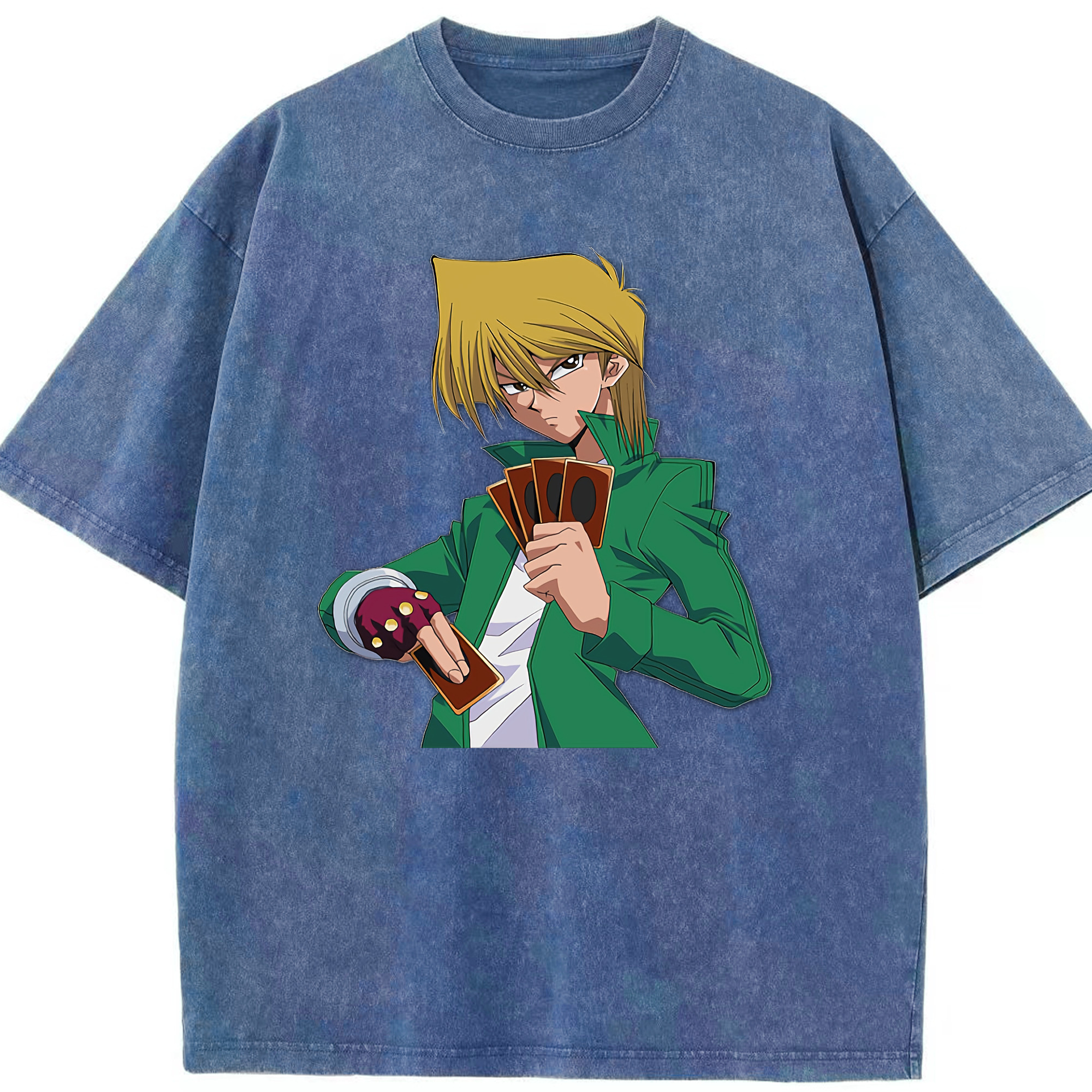 （画像用） 遊☆戯☆王 Yu-Gi-Oh! 綿100% ヴィンテージ風 半袖Tシャツ（フロントプリント）