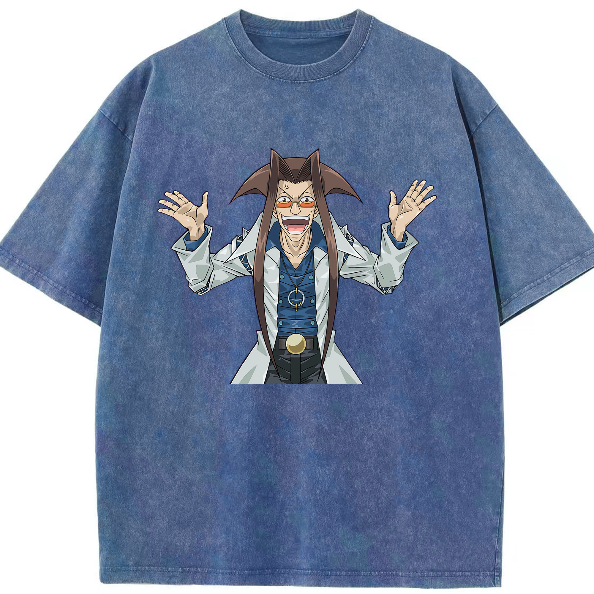 （画像用） 遊☆戯☆王 Yu-Gi-Oh! 綿100% ヴィンテージ風 半袖Tシャツ（フロントプリント）