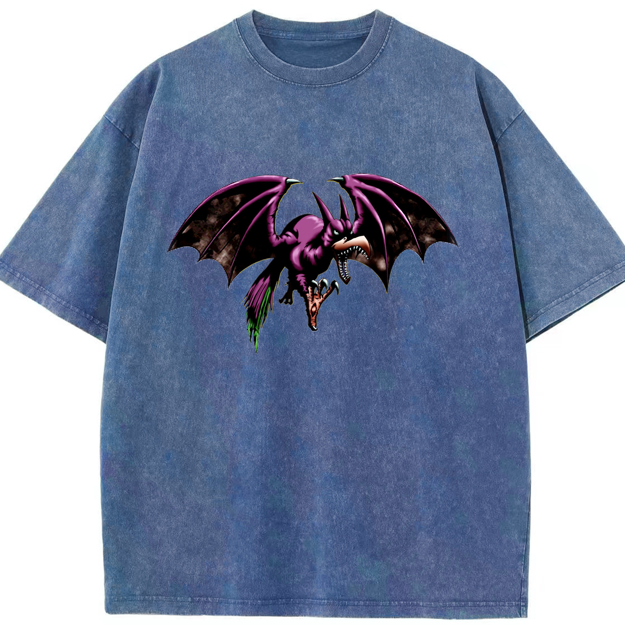 （画像用） 遊☆戯☆王 Yu-Gi-Oh! 綿100% ヴィンテージ風 半袖Tシャツ（フロントプリント）