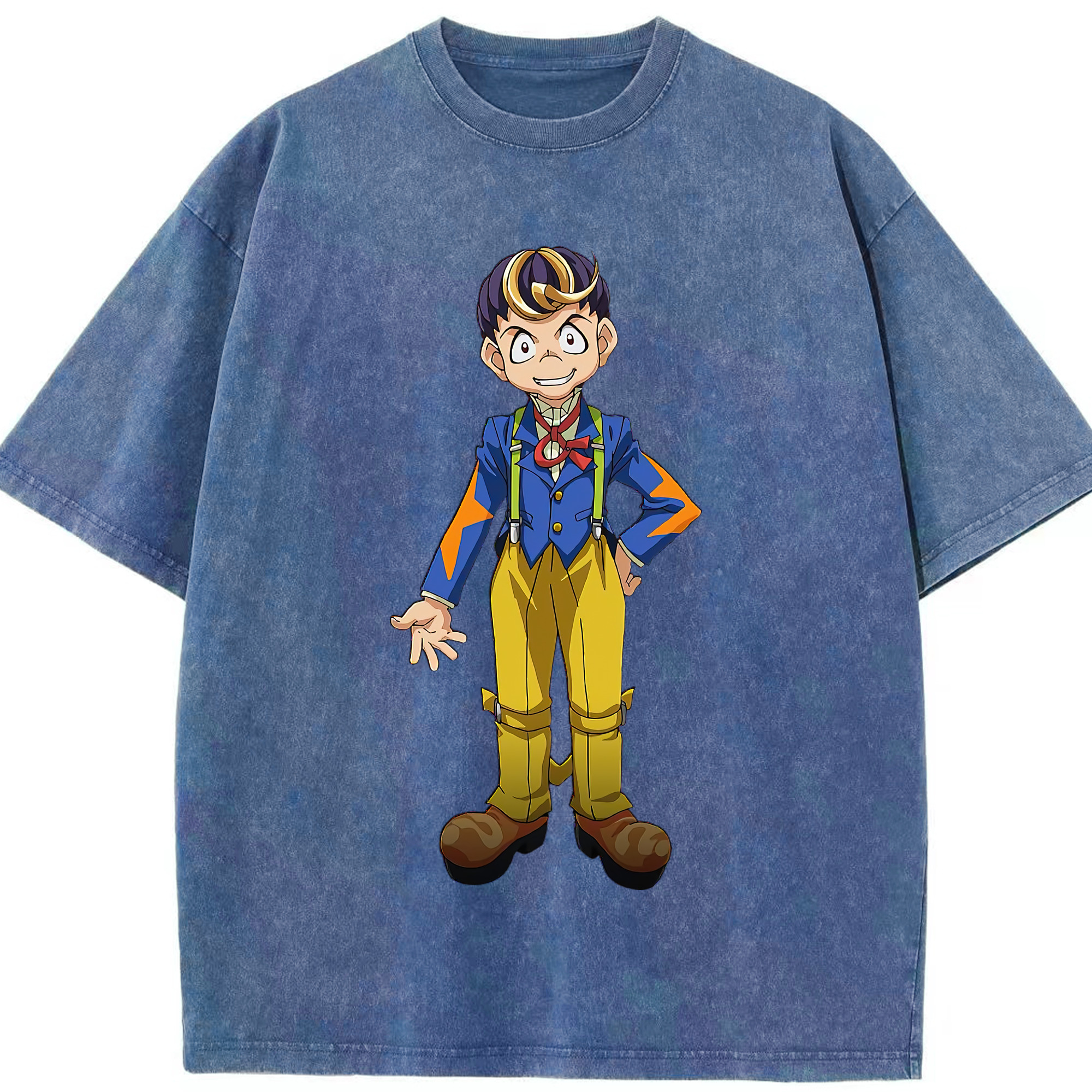 （画像用） 遊☆戯☆王 Yu-Gi-Oh! 綿100% ヴィンテージ風 半袖Tシャツ（フロントプリント）