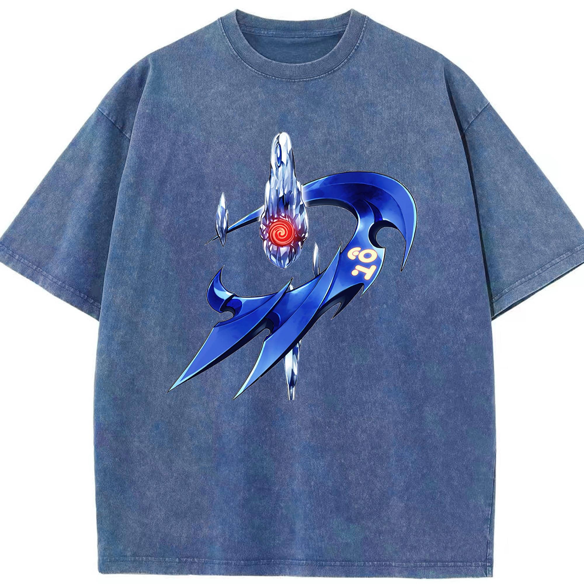 （画像用） 遊☆戯☆王 Yu-Gi-Oh! 綿100% ヴィンテージ風 半袖Tシャツ（フロントプリント）
