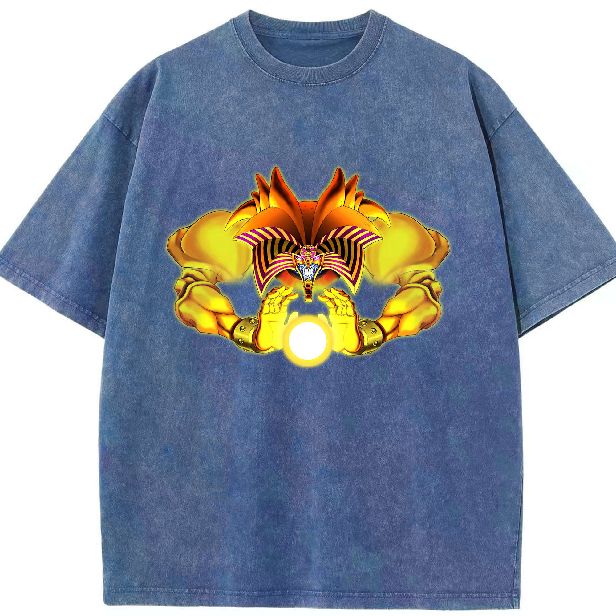 （画像用） 遊☆戯☆王 Yu-Gi-Oh! 綿100% ヴィンテージ風 半袖Tシャツ（フロントプリント）