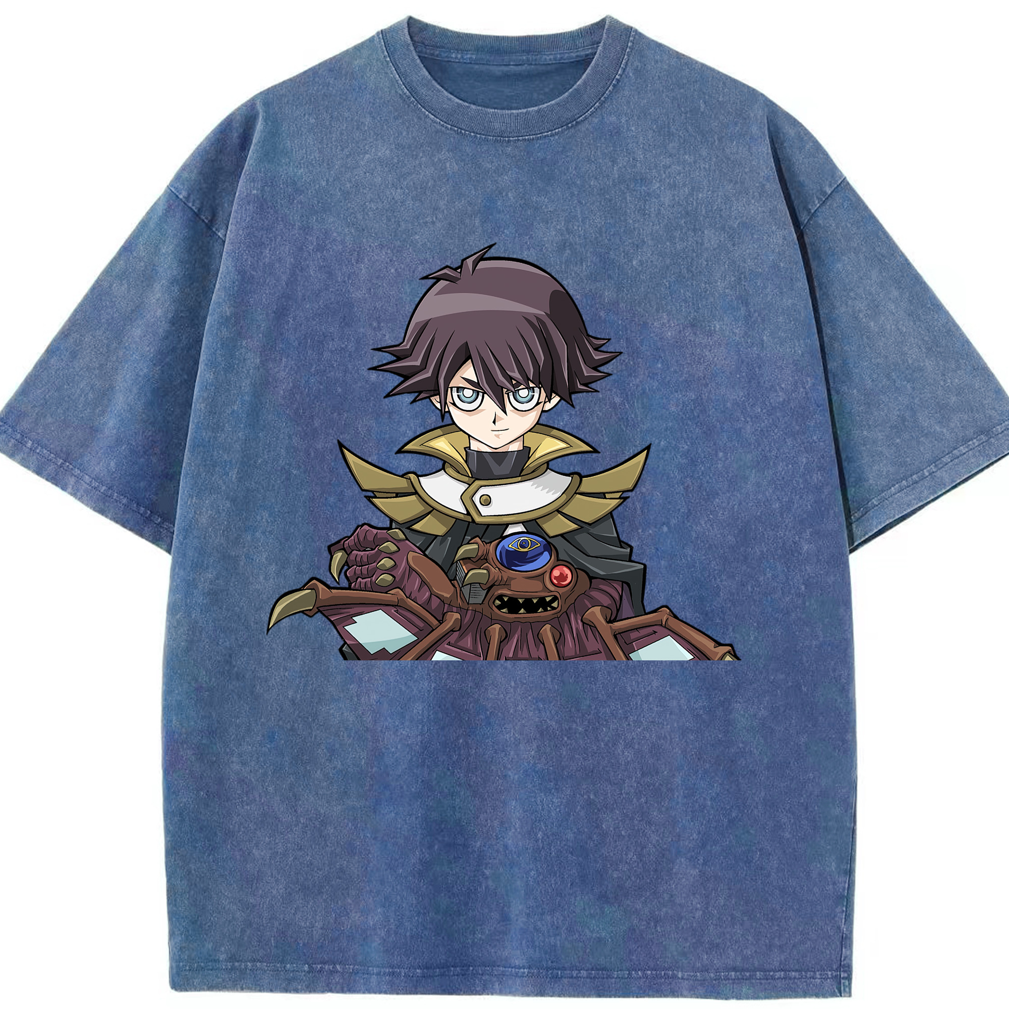 （画像用） 遊☆戯☆王 Yu-Gi-Oh! 綿100% ヴィンテージ風 半袖Tシャツ（フロントプリント）
