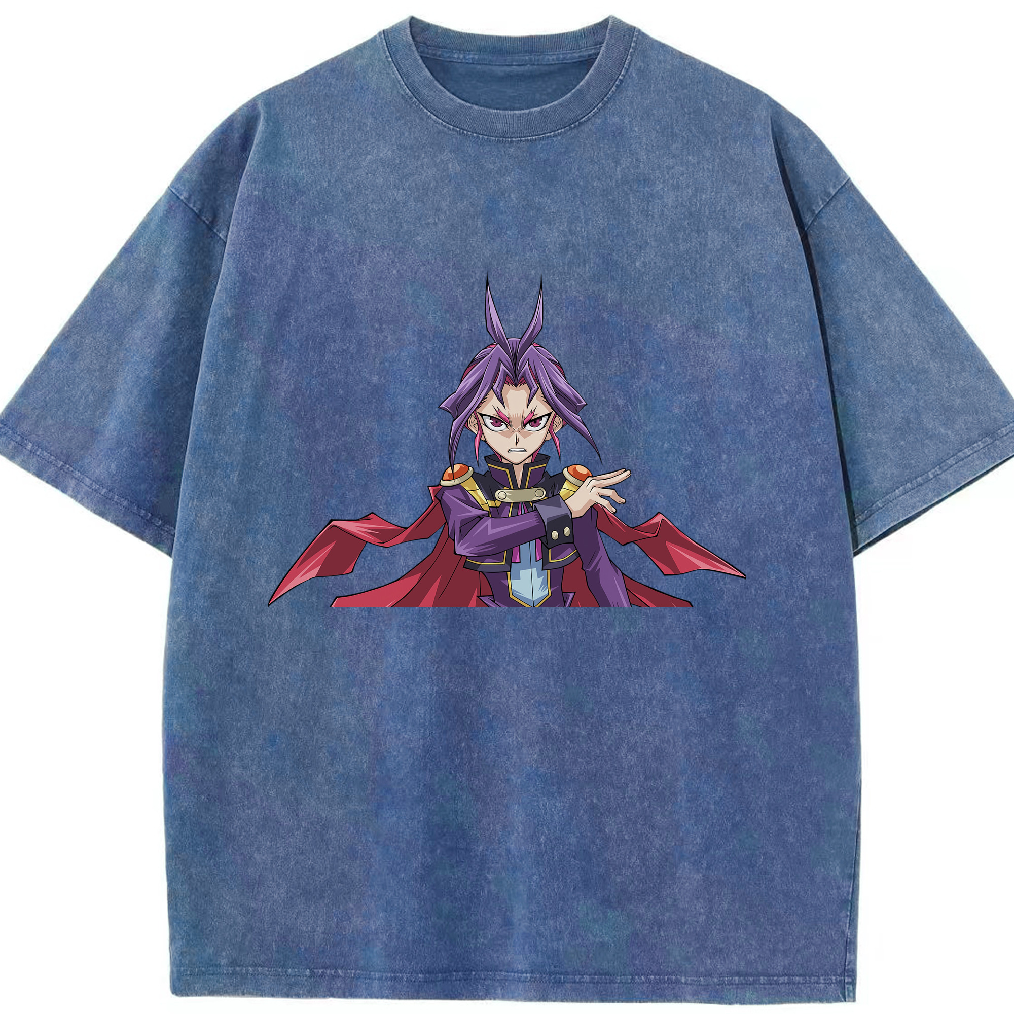 （画像用） 遊☆戯☆王 Yu-Gi-Oh! 綿100% ヴィンテージ風 半袖Tシャツ（フロントプリント）