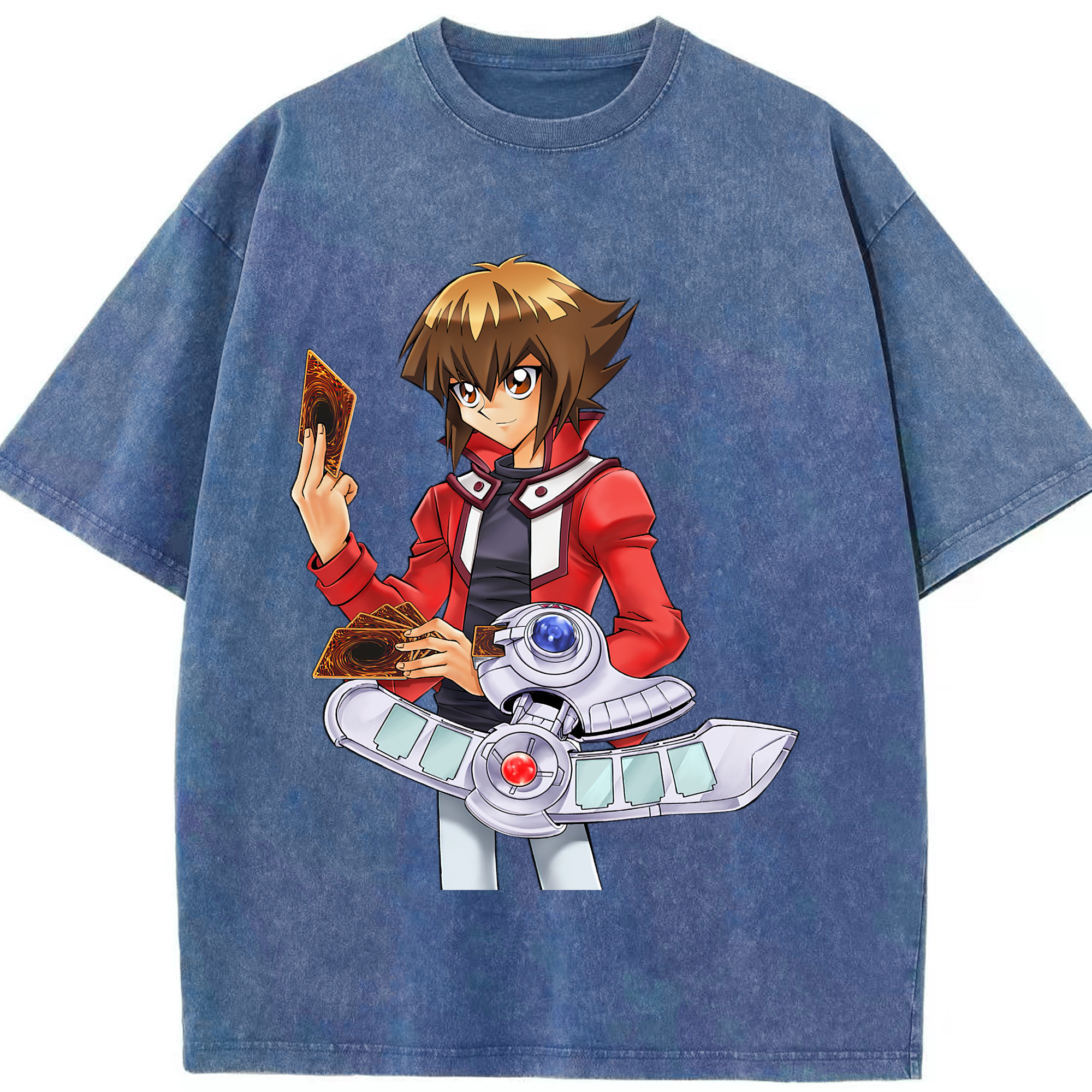 （画像用） 遊☆戯☆王 Yu-Gi-Oh! 綿100% ヴィンテージ風 半袖Tシャツ（フロントプリント）