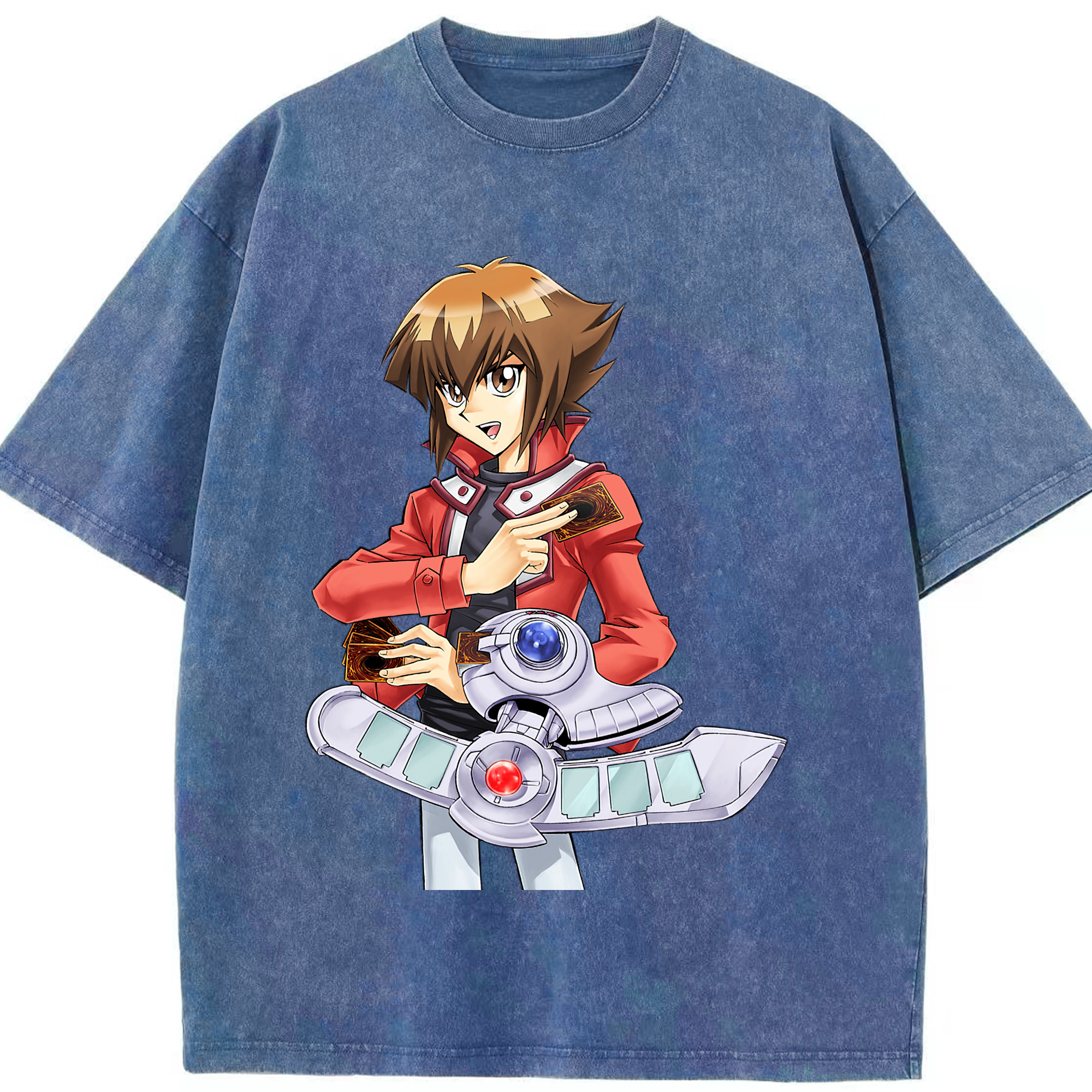 （画像用） 遊☆戯☆王 Yu-Gi-Oh! 綿100% ヴィンテージ風 半袖Tシャツ（フロントプリント）
