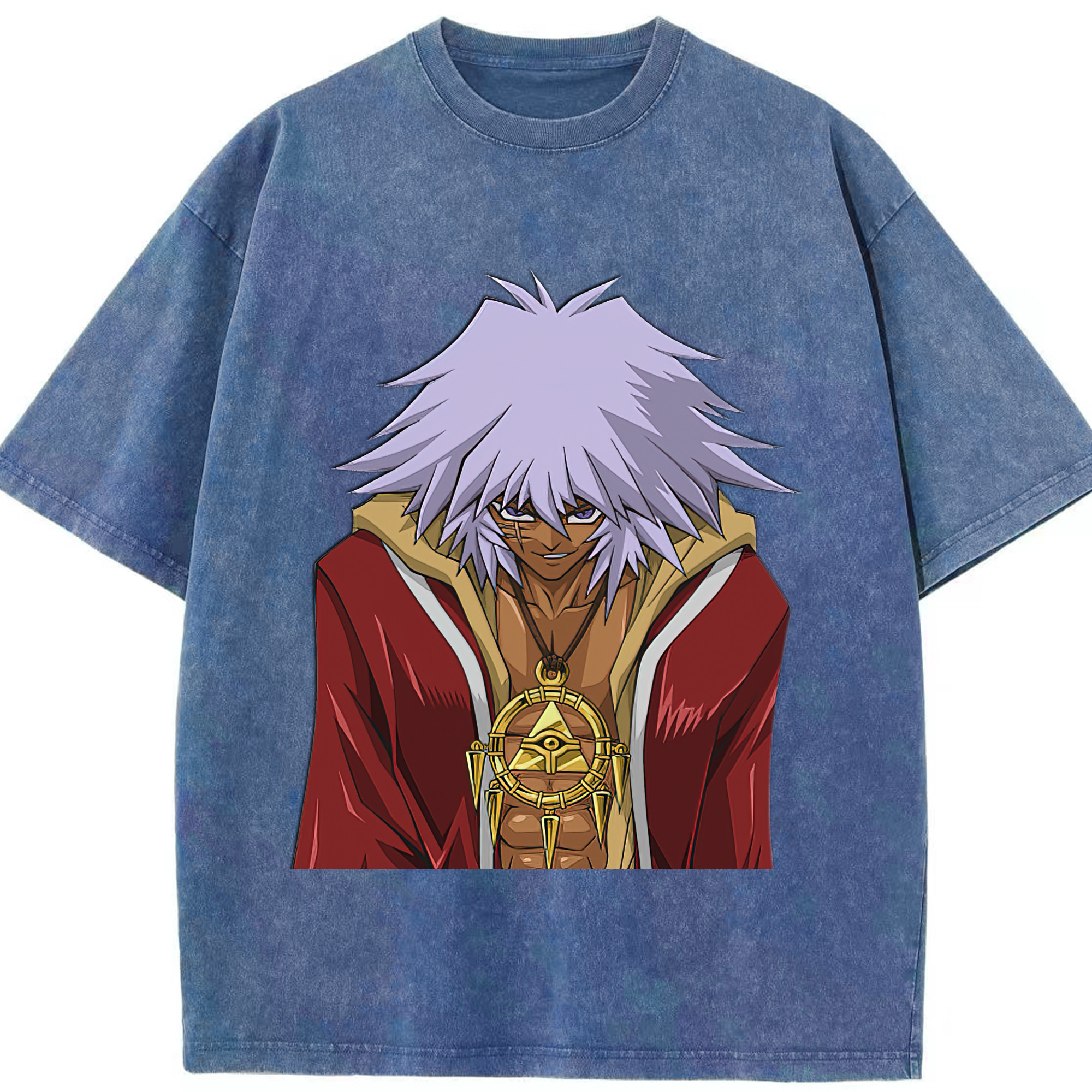 （画像用） 遊☆戯☆王 Yu-Gi-Oh! 綿100% ヴィンテージ風 半袖Tシャツ（フロントプリント）