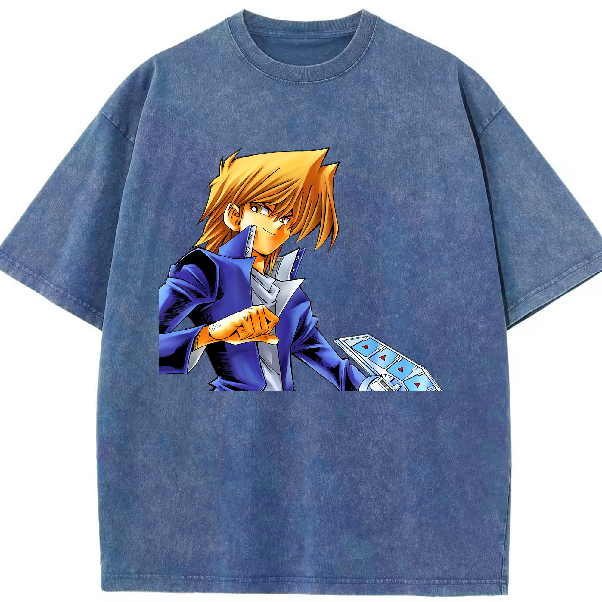 （画像用） 遊☆戯☆王 Yu-Gi-Oh! 綿100% ヴィンテージ風 半袖Tシャツ（フロントプリント）
