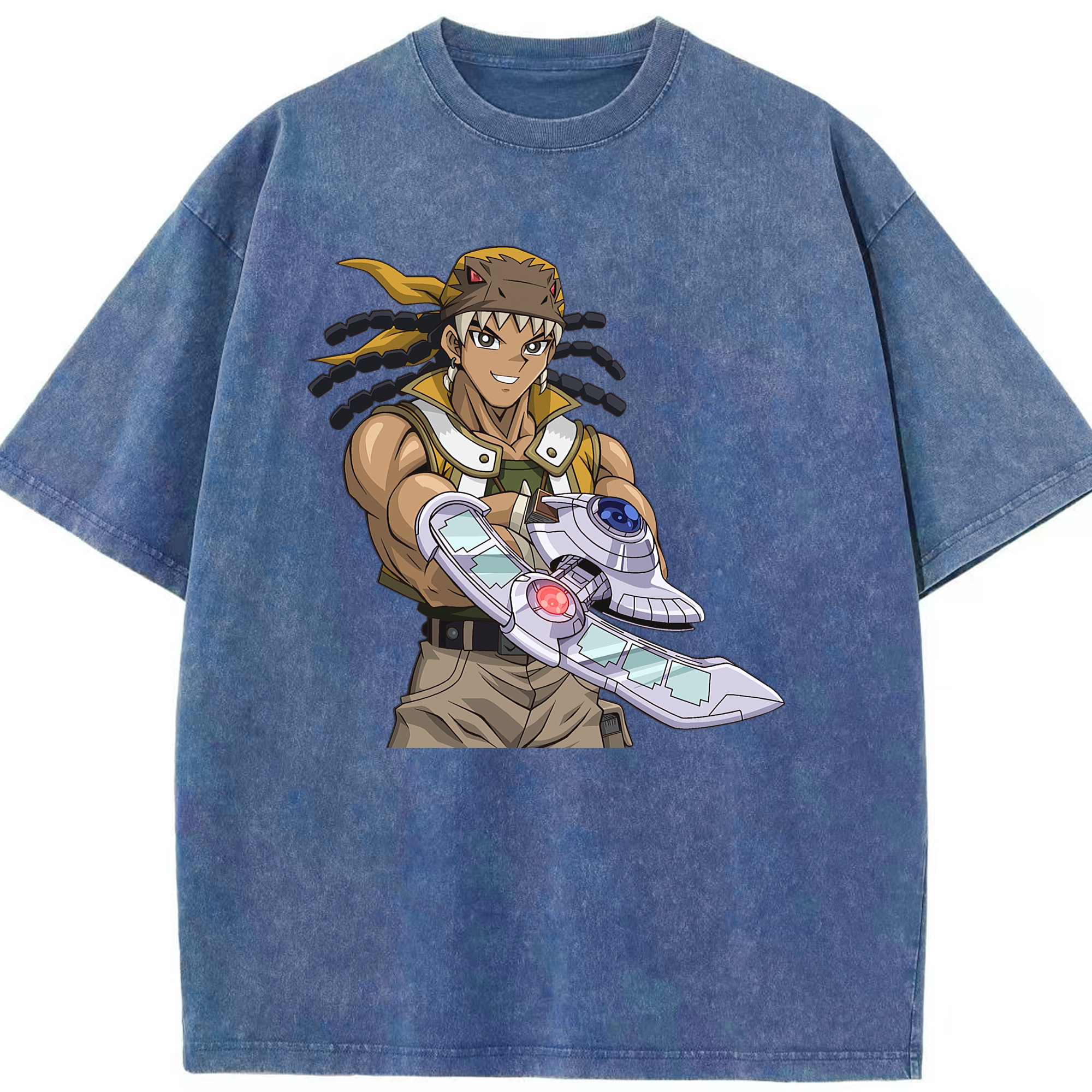 （画像用） 遊☆戯☆王 Yu-Gi-Oh! 綿100% ヴィンテージ風 半袖Tシャツ（フロントプリント）