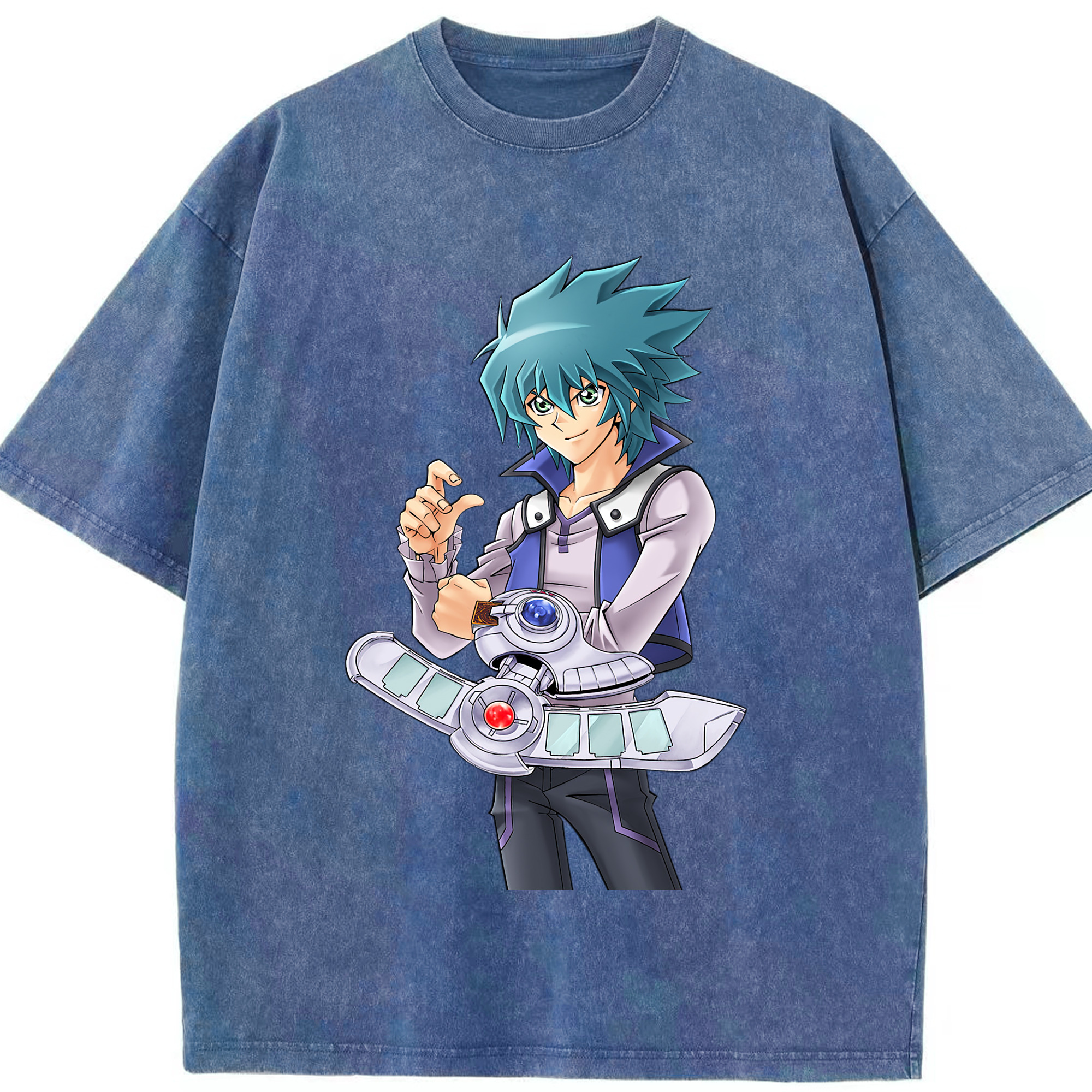 （画像用） 遊☆戯☆王 Yu-Gi-Oh! 綿100% ヴィンテージ風 半袖Tシャツ（フロントプリント）