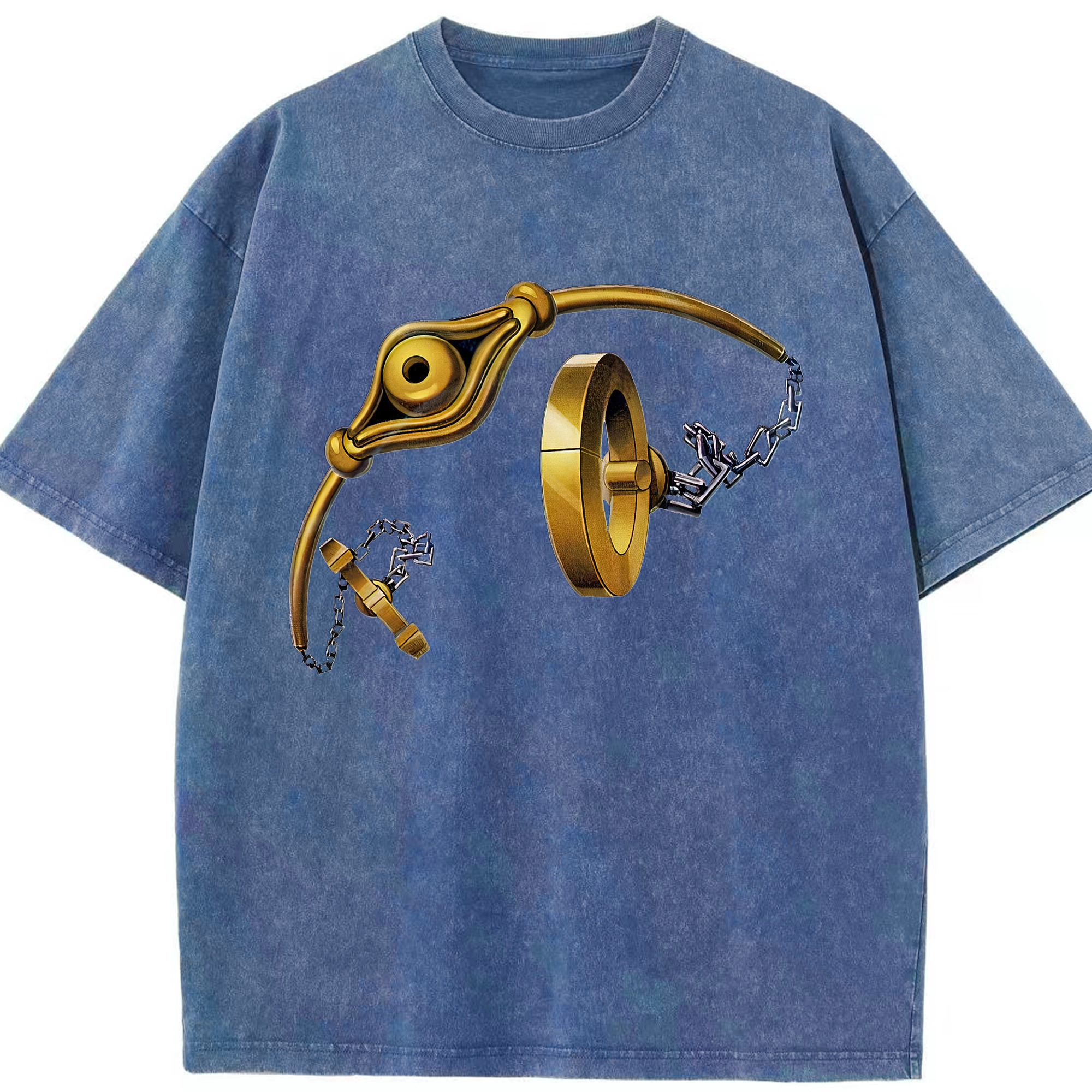 （画像用） 遊☆戯☆王 Yu-Gi-Oh! 綿100% ヴィンテージ風 半袖Tシャツ（フロントプリント）