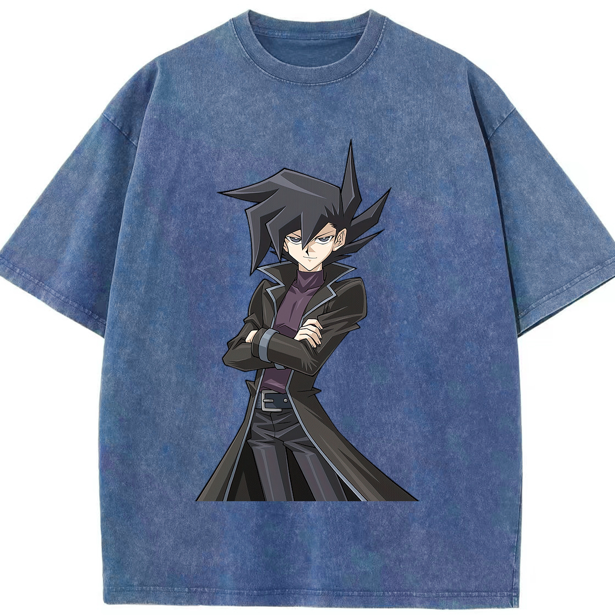 （画像用） 遊☆戯☆王 Yu-Gi-Oh! 綿100% ヴィンテージ風 半袖Tシャツ（フロントプリント）