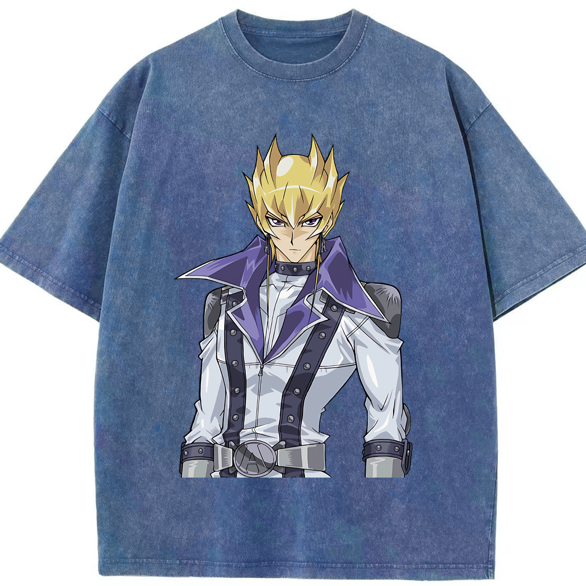 （画像用） 遊☆戯☆王 Yu-Gi-Oh! 綿100% ヴィンテージ風 半袖Tシャツ（フロントプリント）