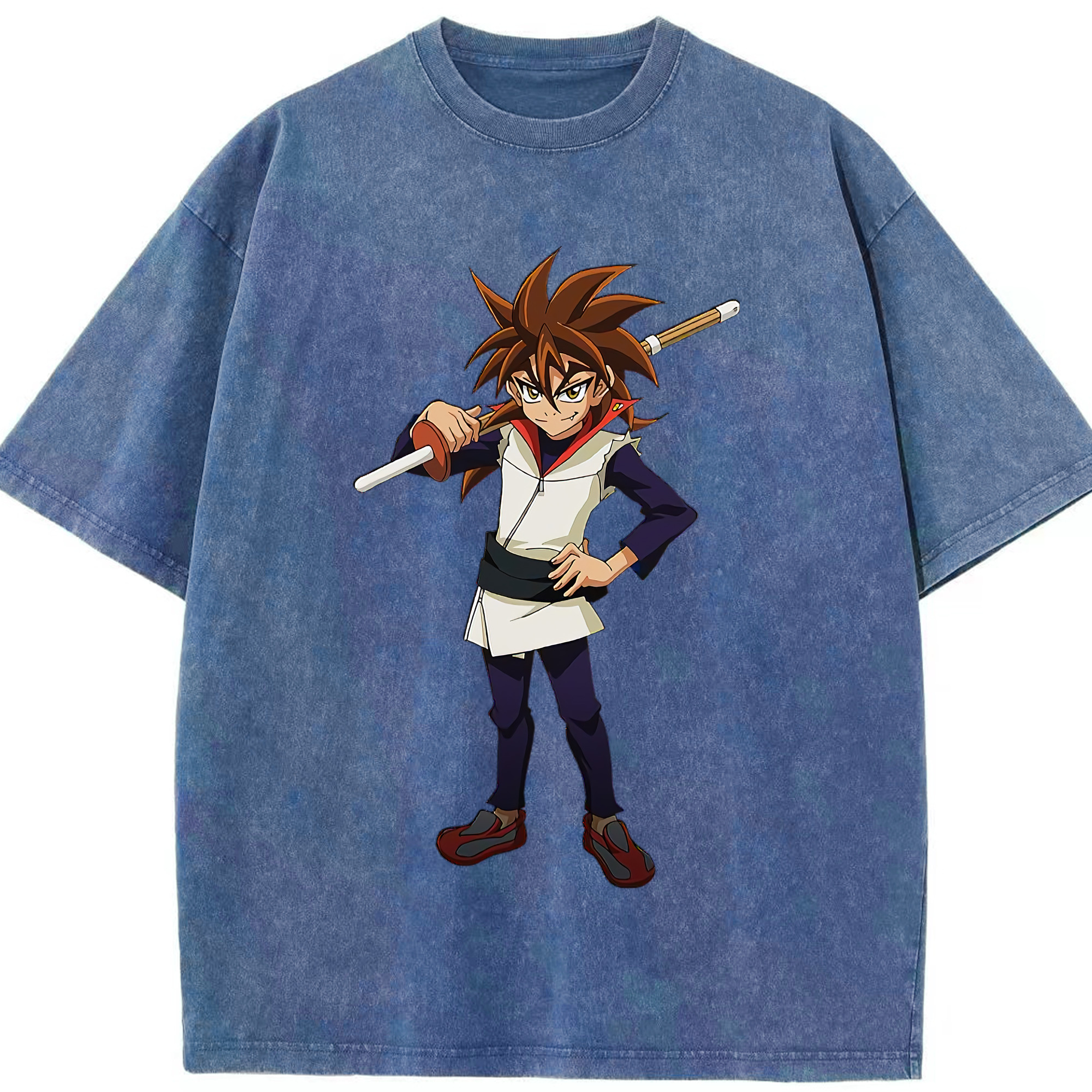 （画像用） 遊☆戯☆王 Yu-Gi-Oh! 綿100% ヴィンテージ風 半袖Tシャツ（フロントプリント）