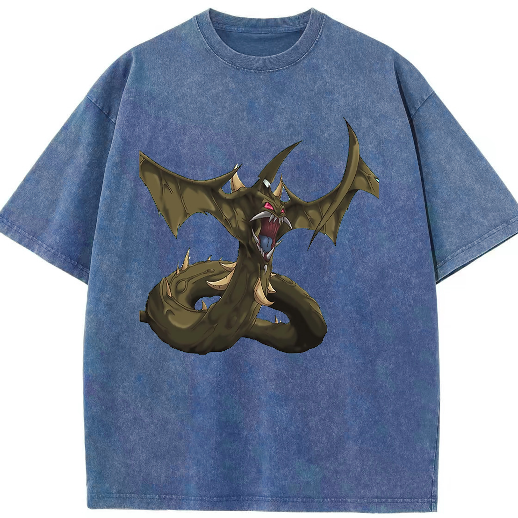 （画像用） 遊☆戯☆王 Yu-Gi-Oh! 綿100% ヴィンテージ風 半袖Tシャツ（フロントプリント）