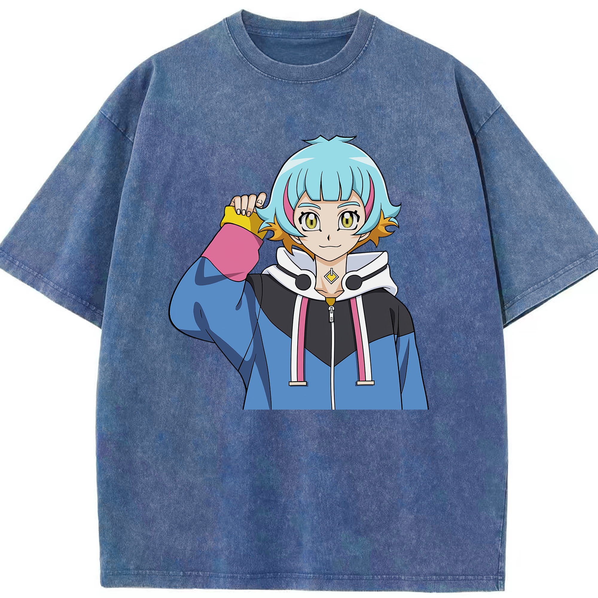 （画像用） 遊☆戯☆王 Yu-Gi-Oh! 綿100% ヴィンテージ風 半袖Tシャツ（フロントプリント）